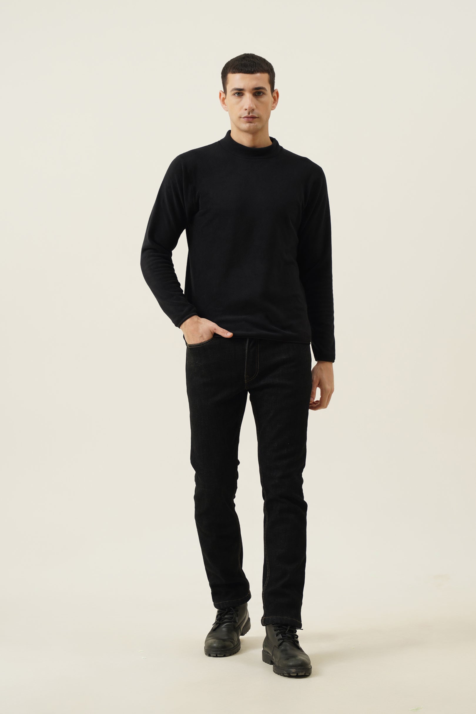Fleece T-Neck