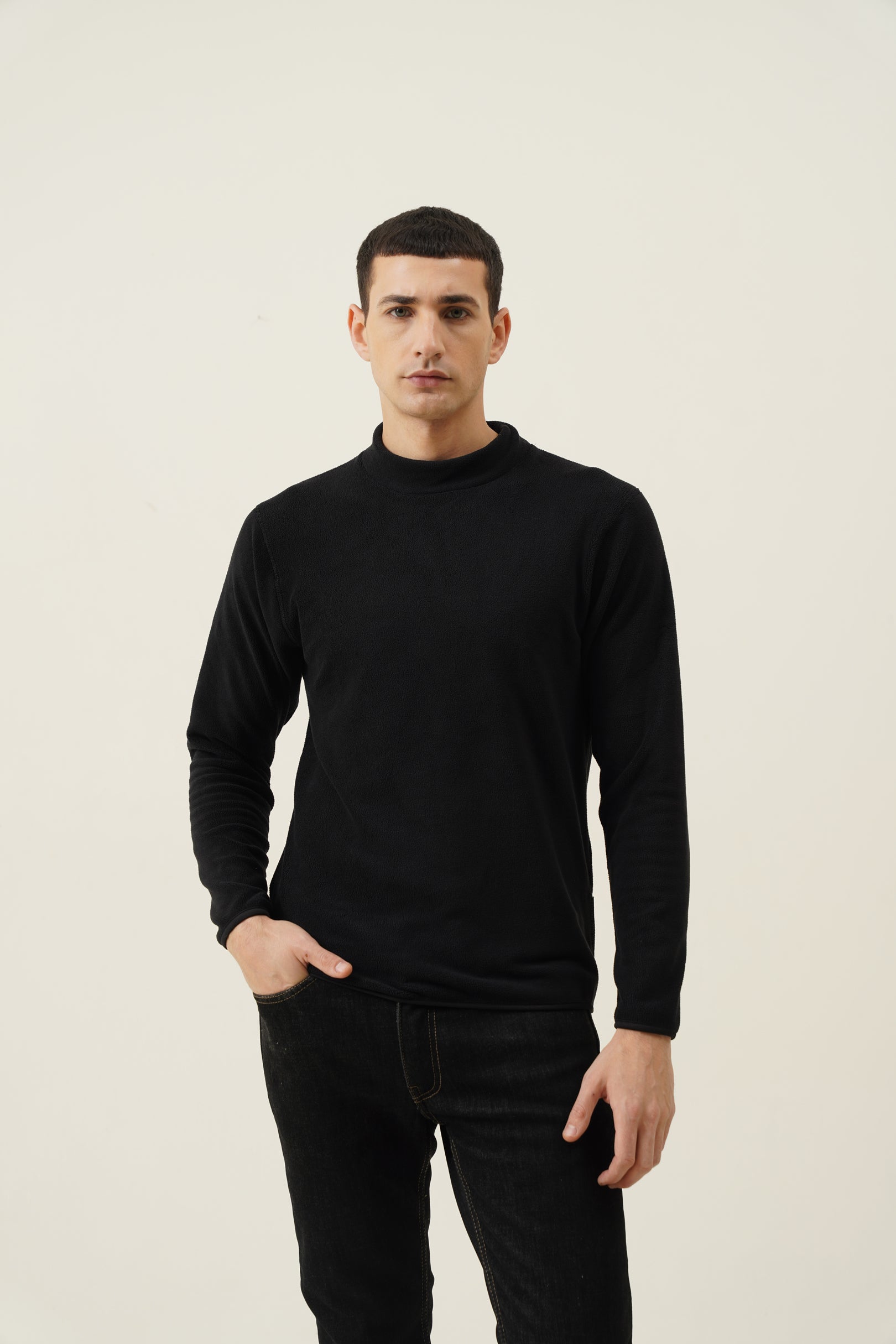 Fleece T-Neck