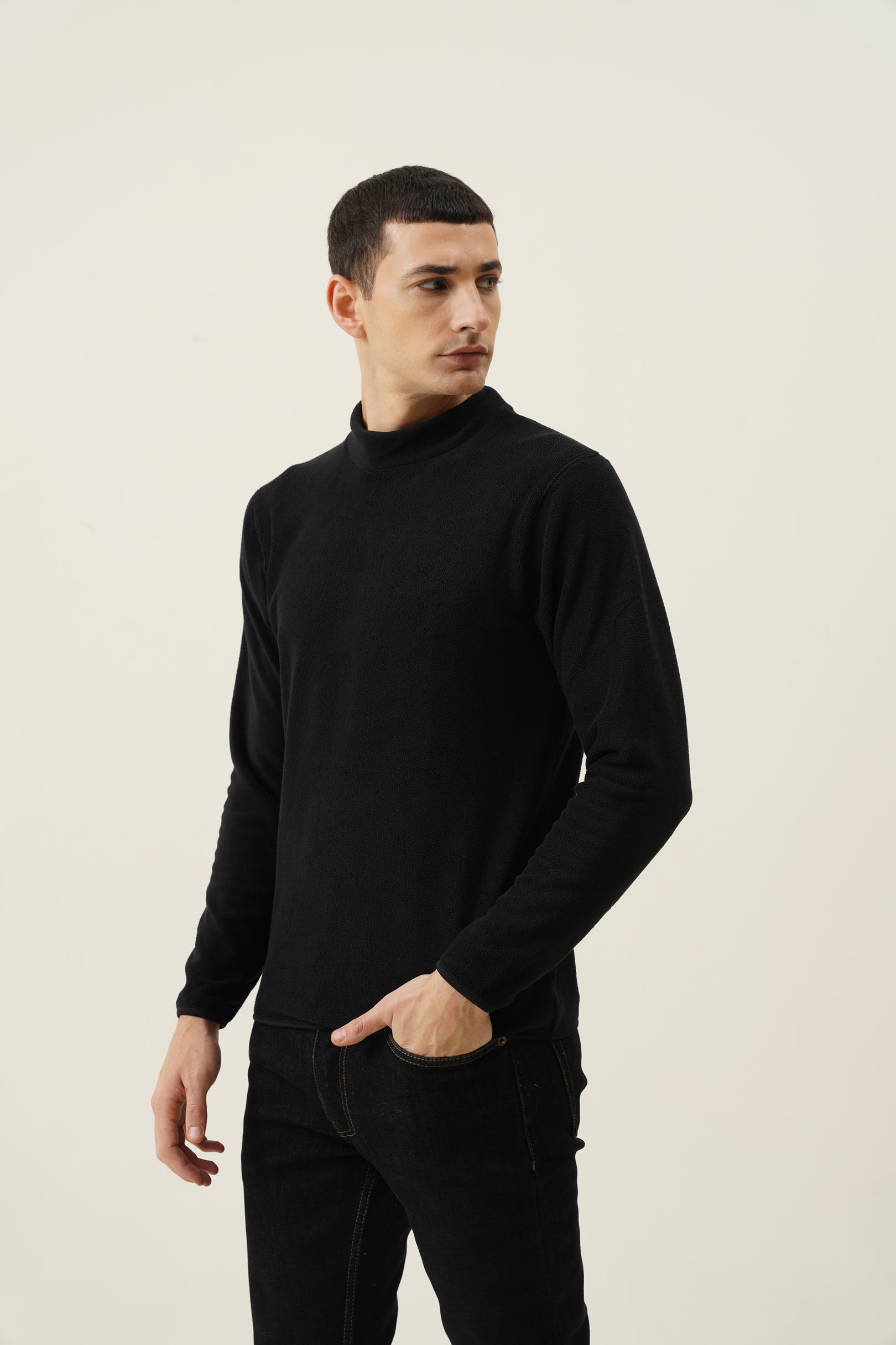 Fleece T-Neck