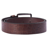 Umber Brown Genuine Leather Belt