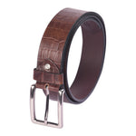 Umber Brown Genuine Leather Belt