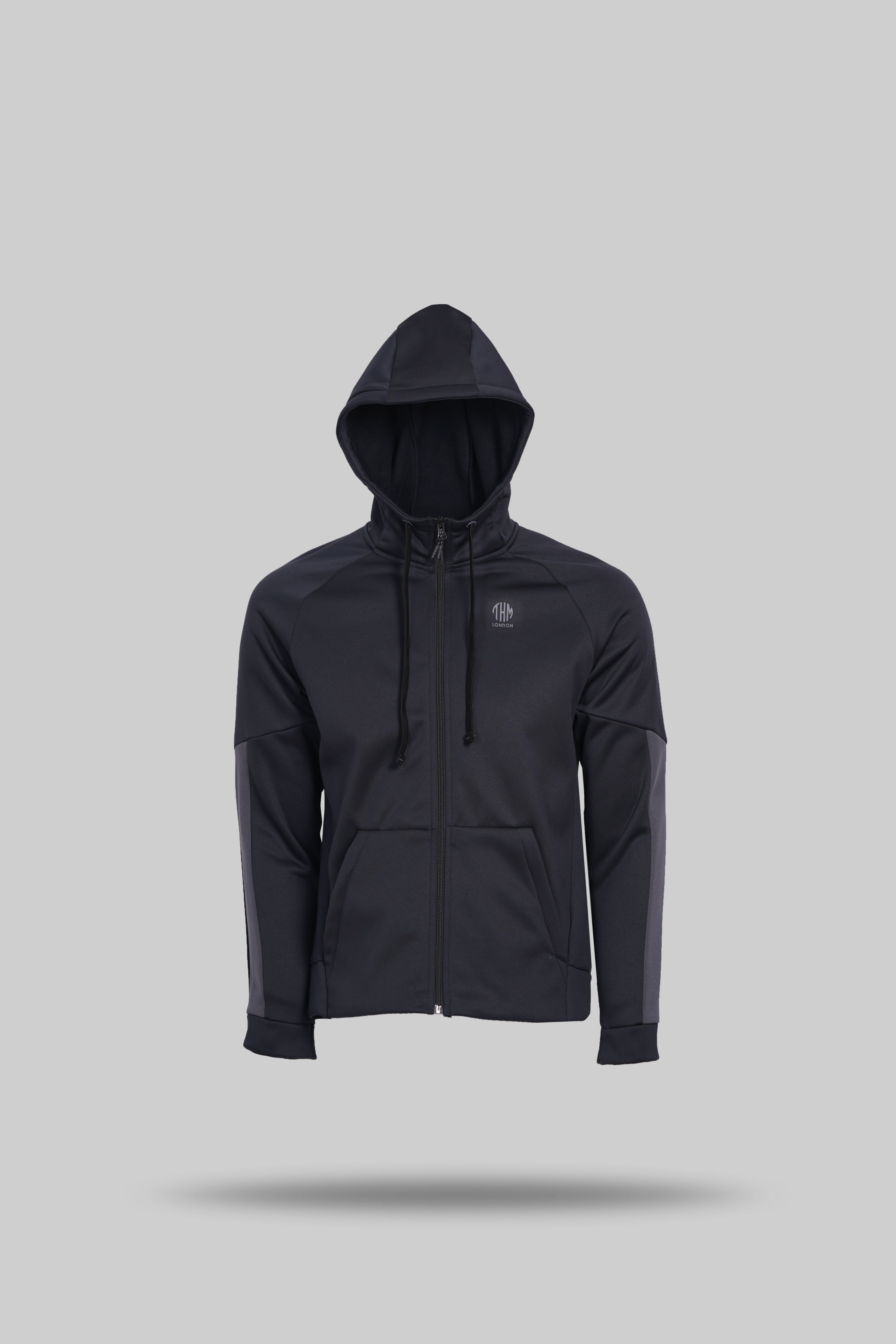 Fleeced Colour Block Hoodie