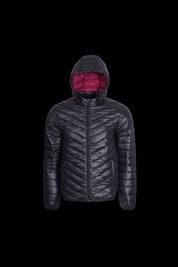 Detachable hood quilted jacket