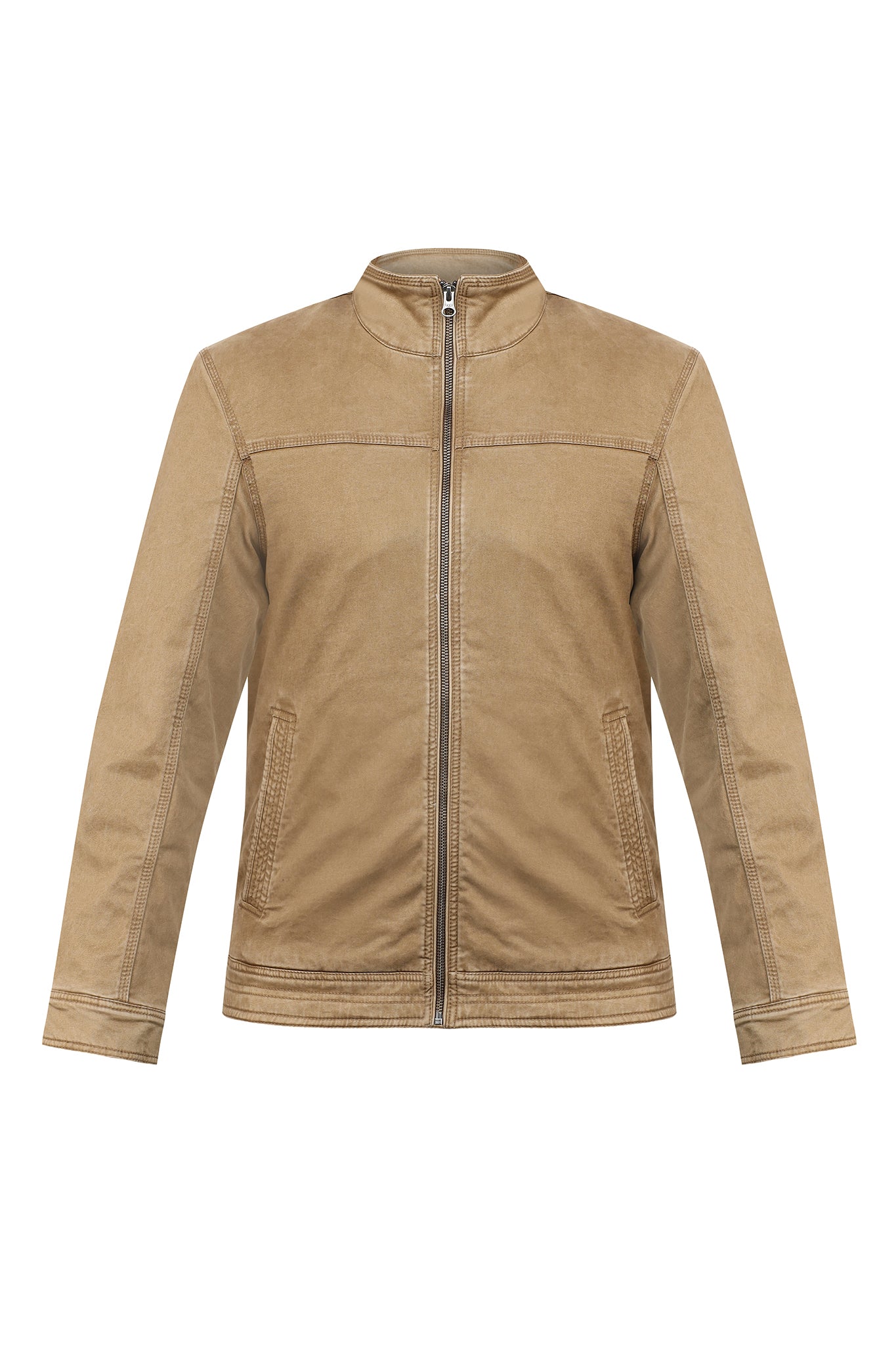 Basic Cotton Sherpa Lining Jacket