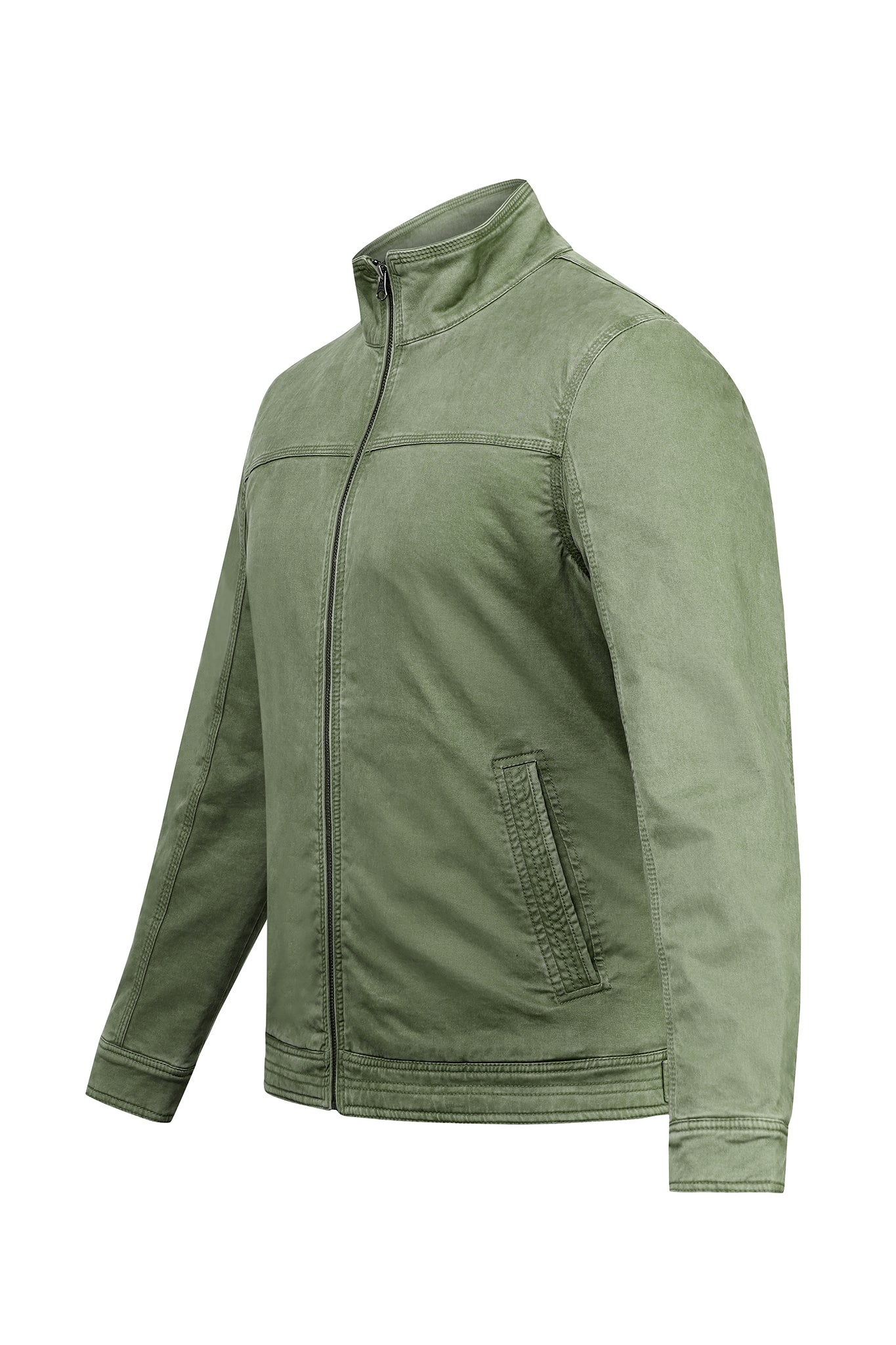 Basic Cotton Sherpa Lining Jacket