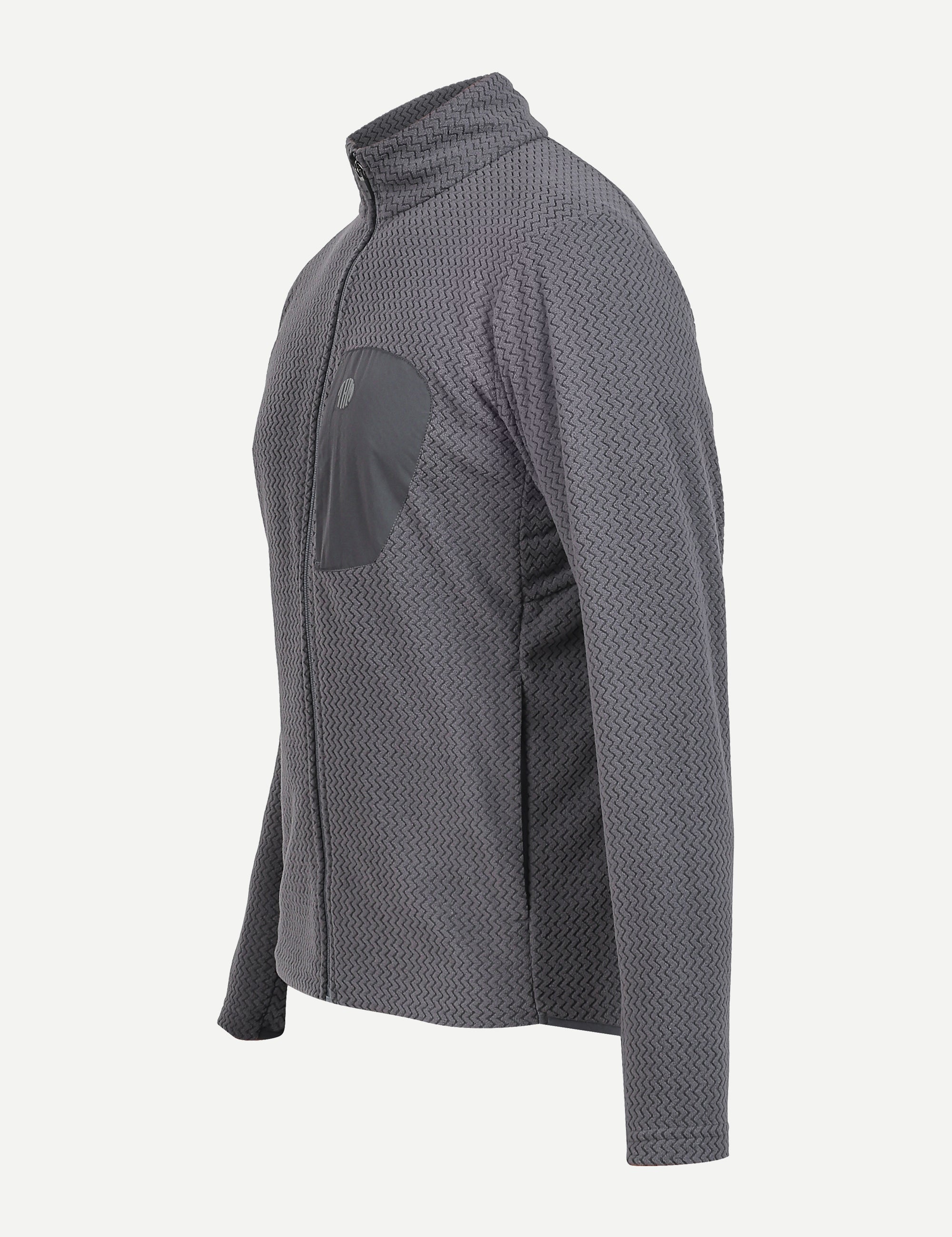 THM Wave Mobility Zipper 270 GSM Stretch Fleece, Grey