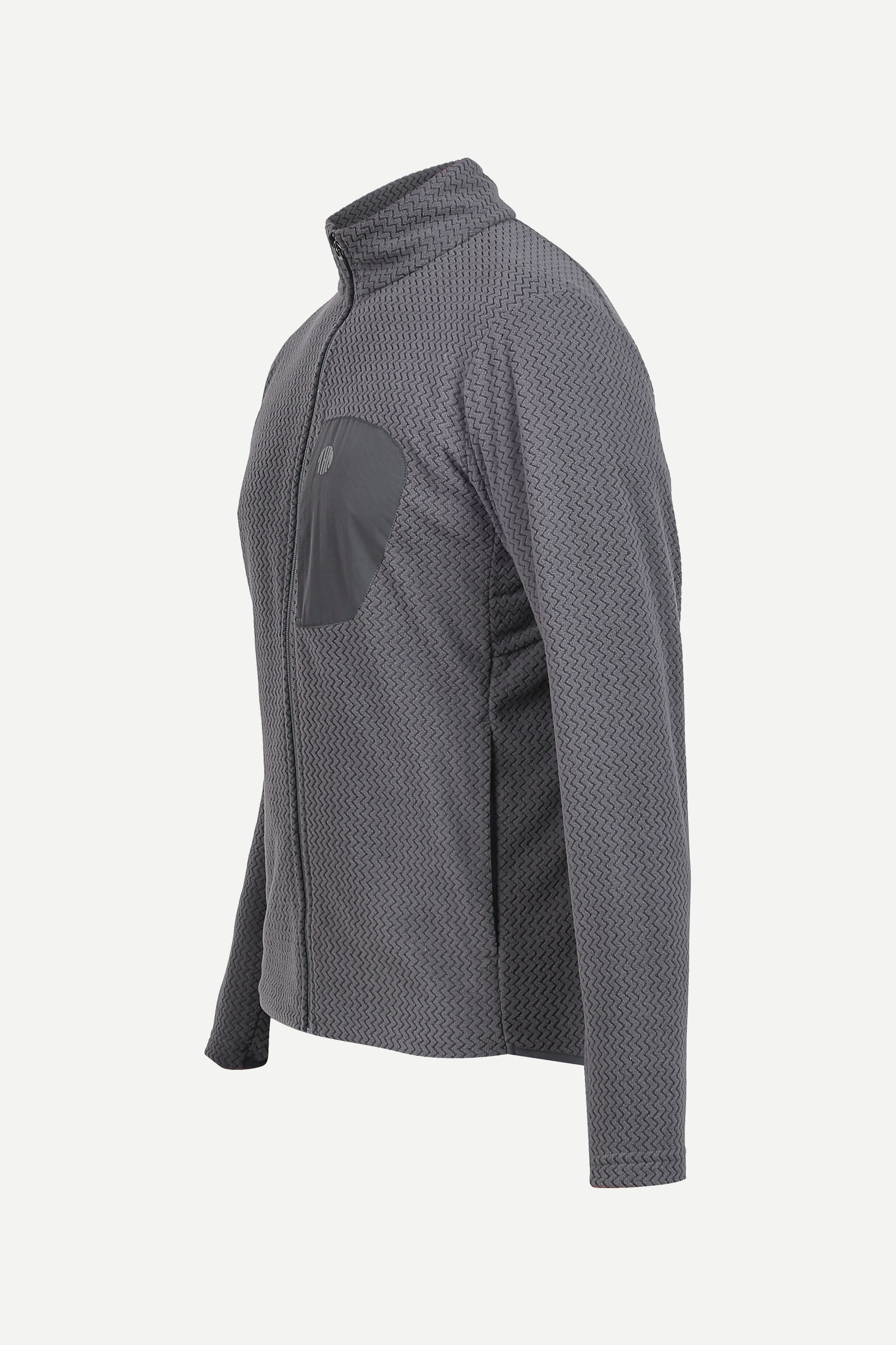 THM Wave Mobility Zipper 270 GSM Stretch Fleece, Grey