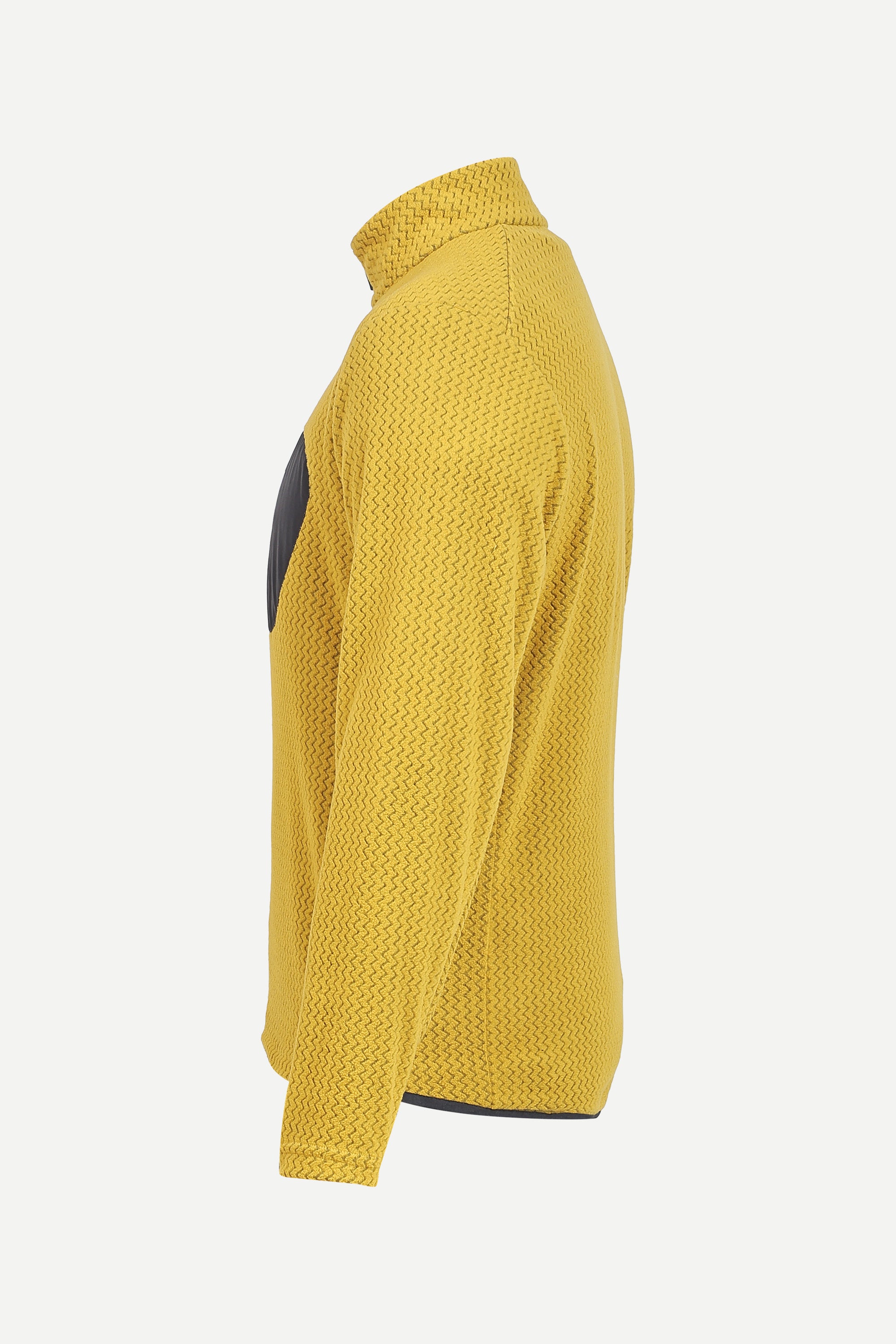 THM Wave Mobility Zipper 270 GSM Stretch Fleece, Mustard