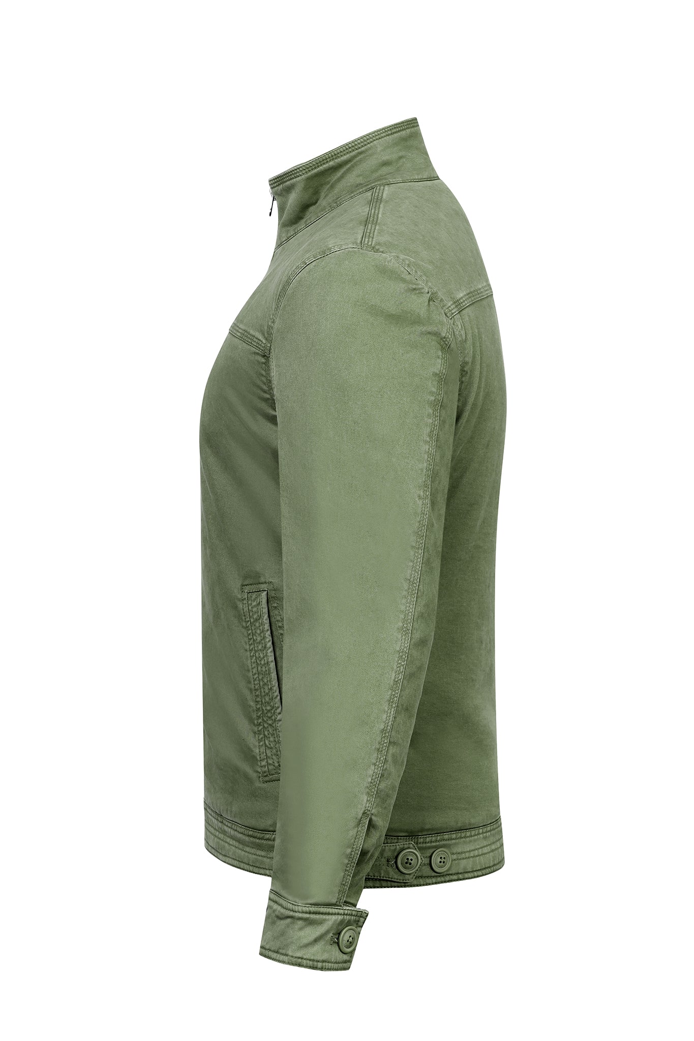 Basic Cotton Sherpa Lining Jacket