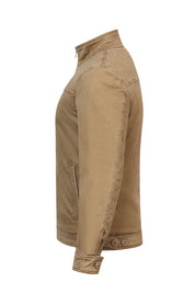 Basic Cotton Sherpa Lining Jacket