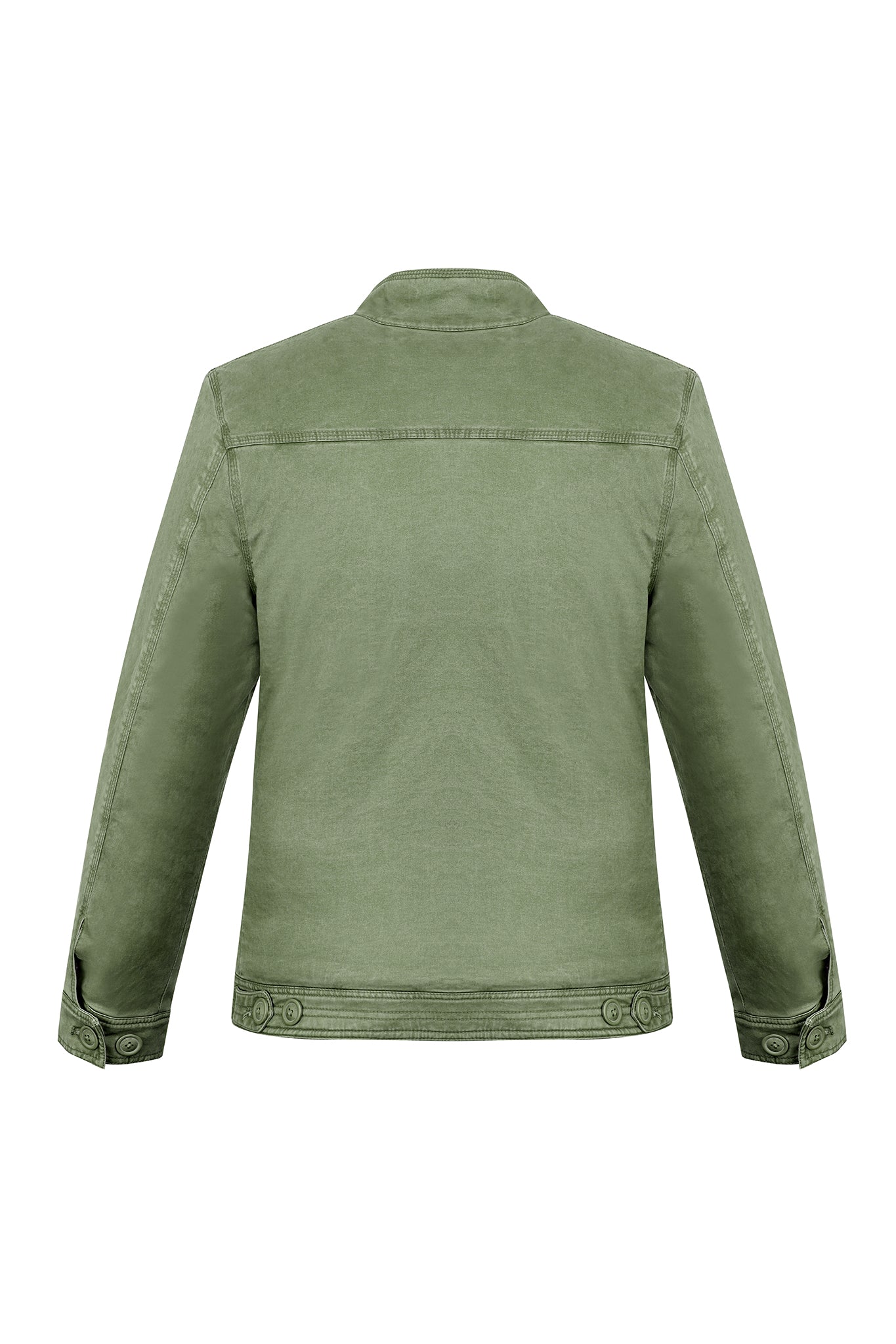 Basic Cotton Sherpa Lining Jacket