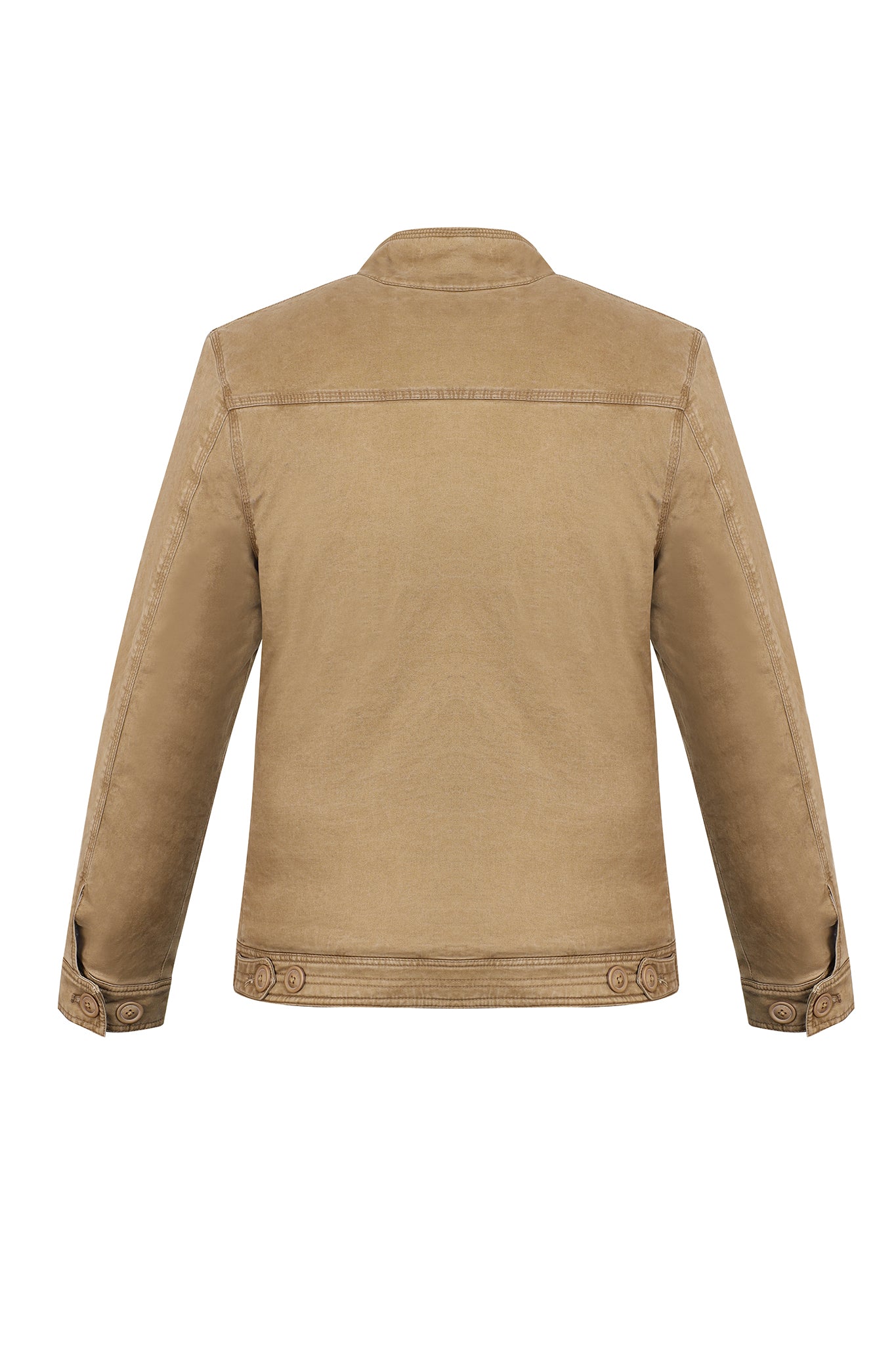 Basic Cotton Sherpa Lining Jacket