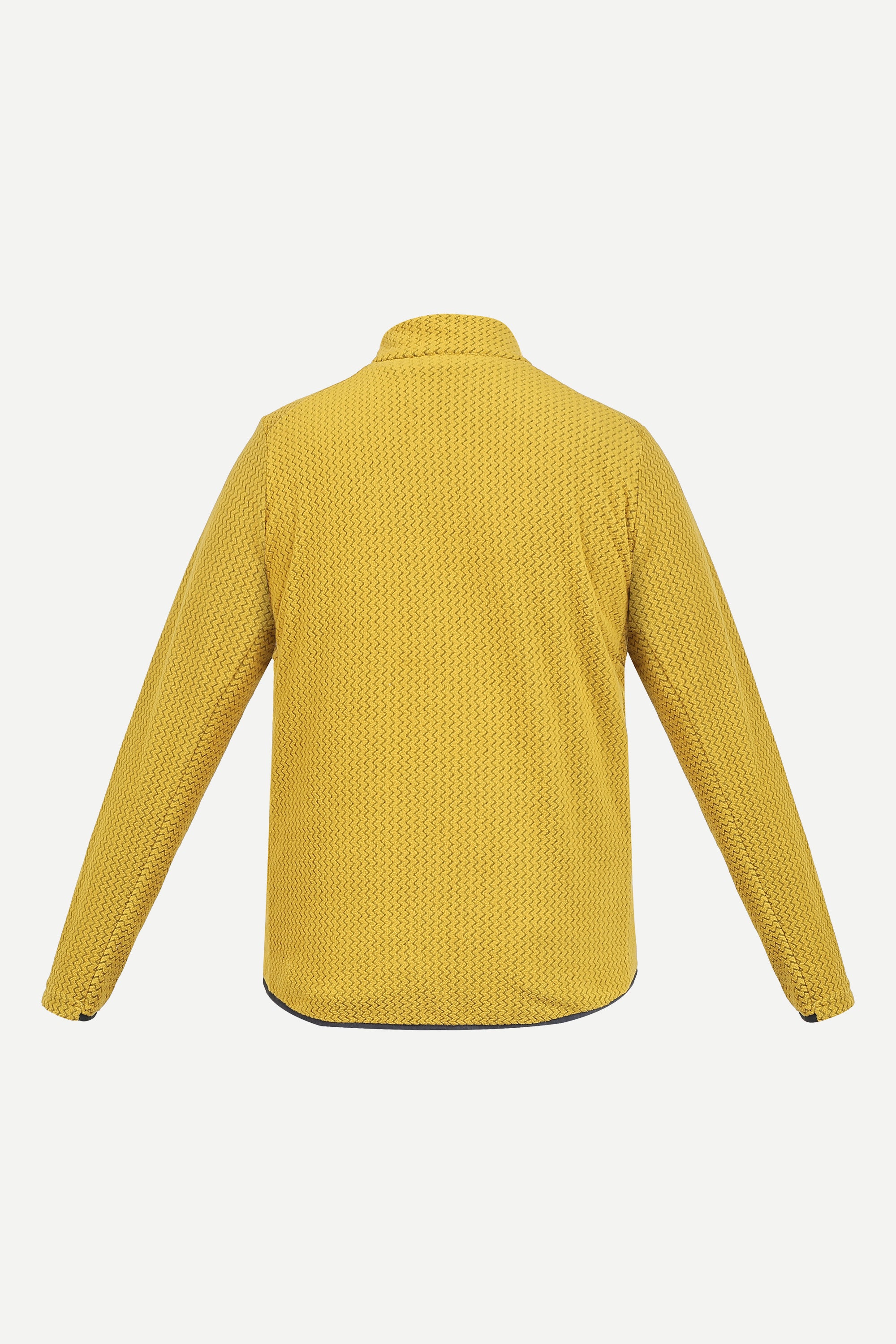 THM Wave Mobility Zipper 270 GSM Stretch Fleece, Mustard