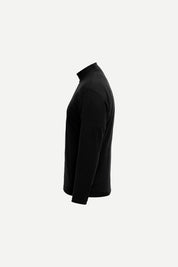 Black Fluidic™ T-Neck with 5.5 cm stretch T-neck collar