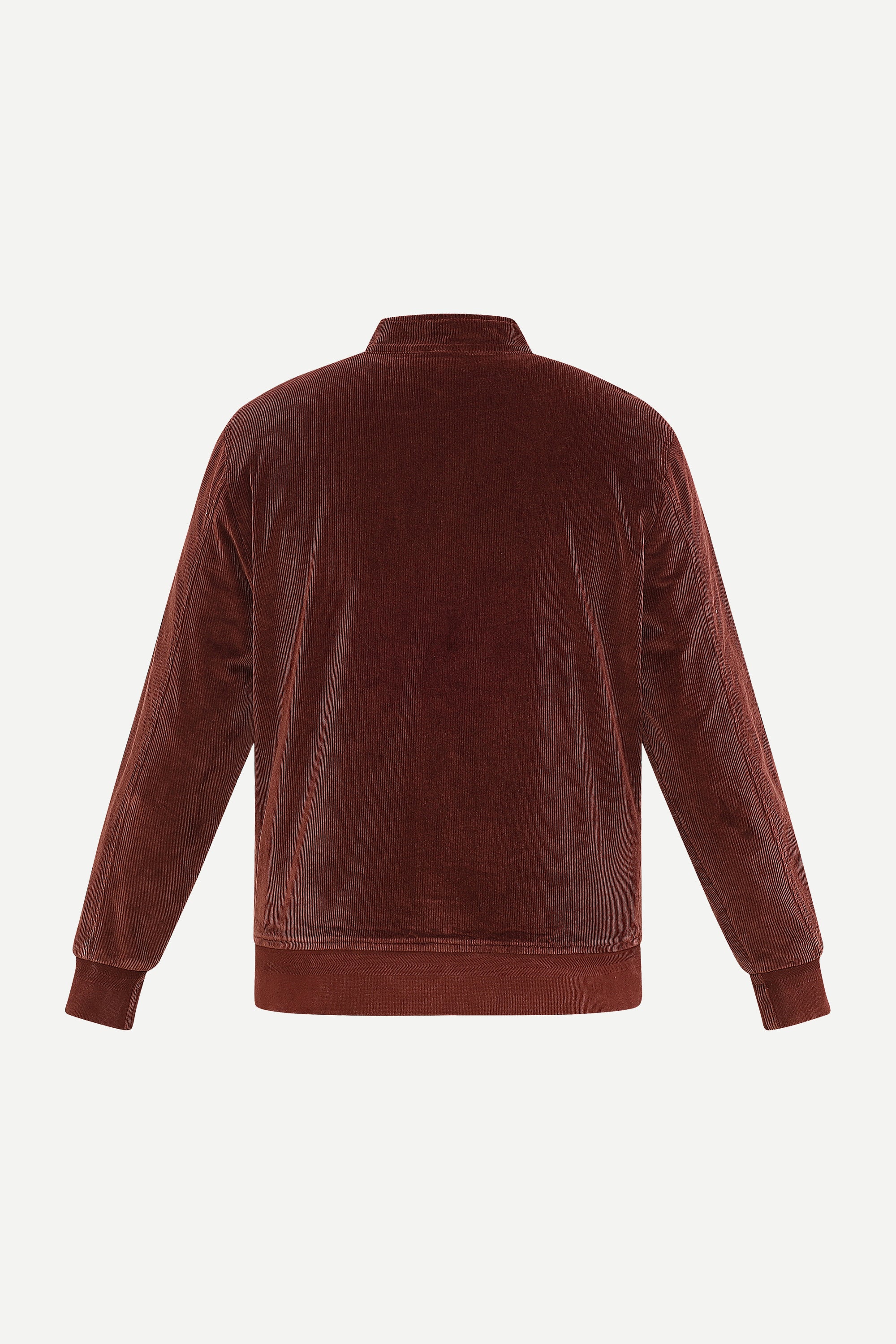 THM Corduroy Harrington Jacket, Wine, regular fit