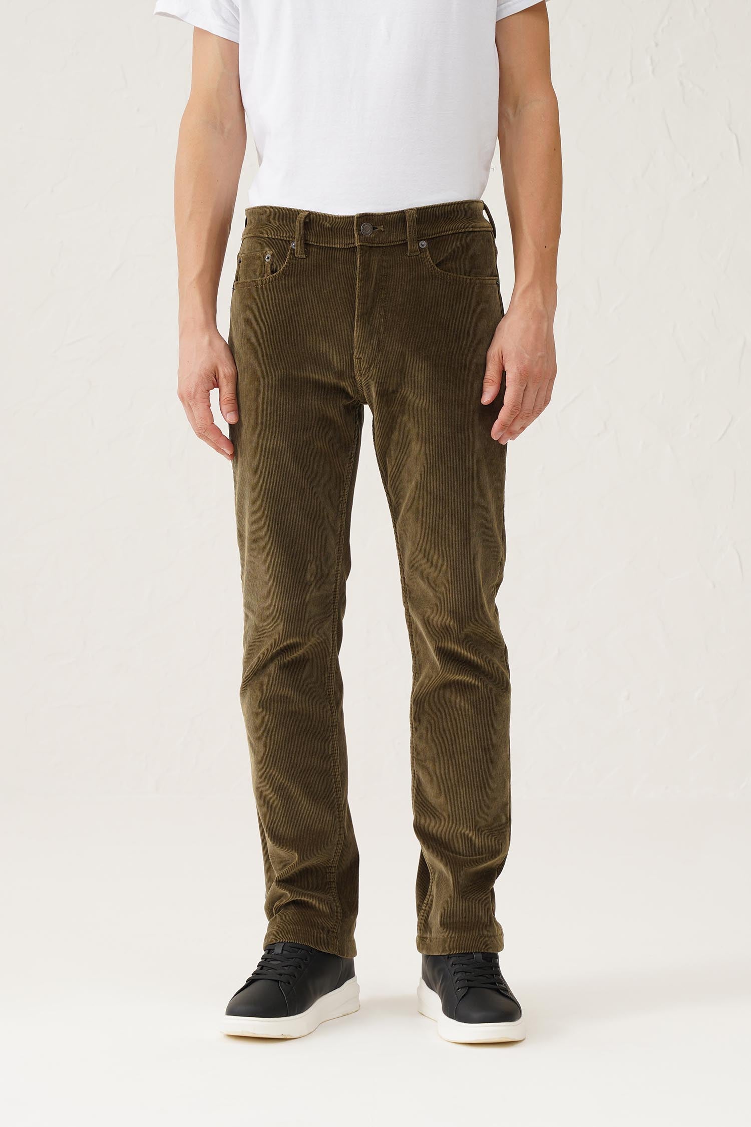 Bonded Corduroy Pants