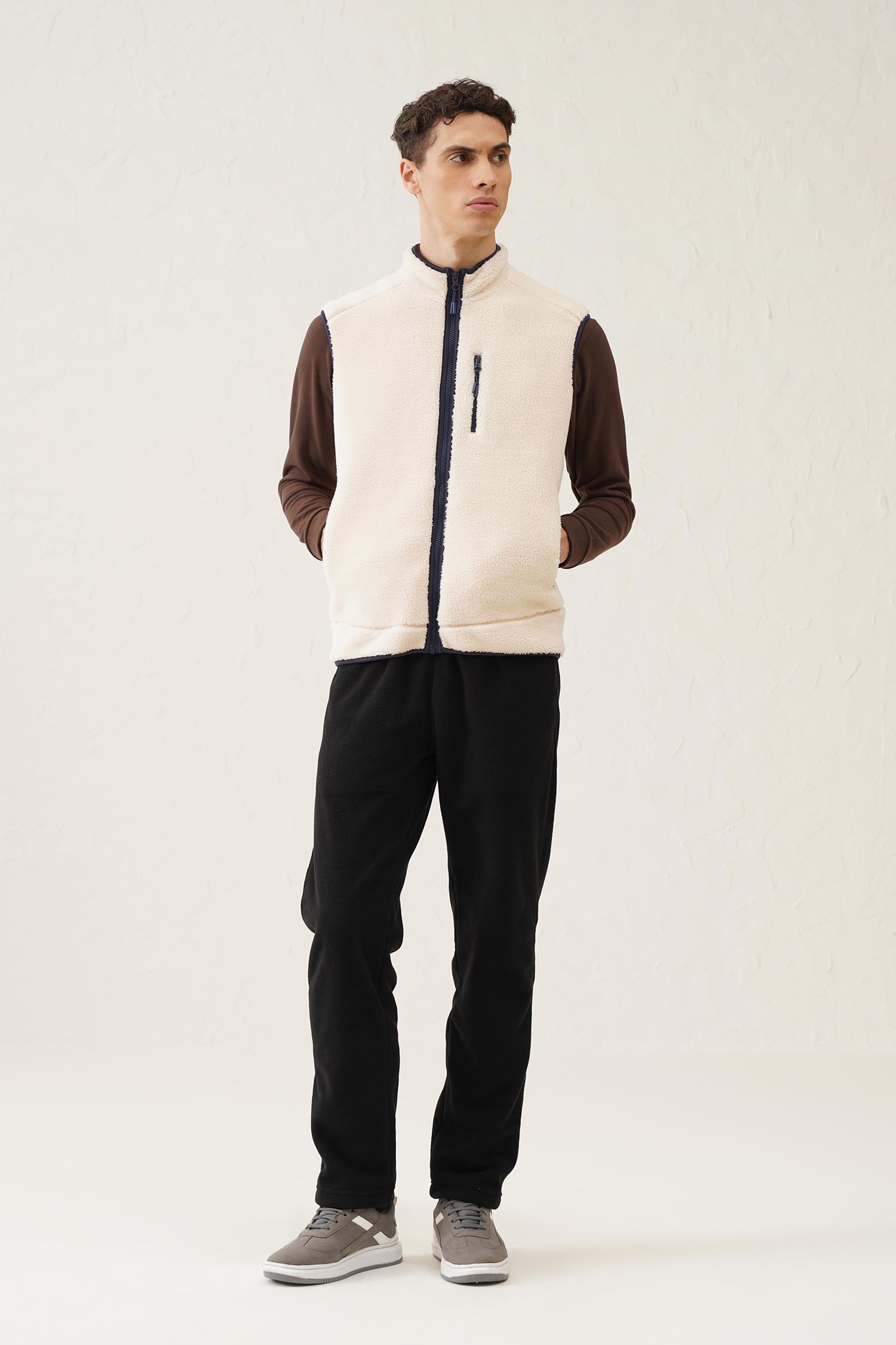 Bonded Sherpa Gilet