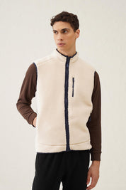 Bonded Sherpa Gilet