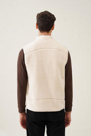 Bonded Sherpa Gilet