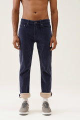 Smart Fit Bonded-Fleece Corduroy Pant | 310 GSM + 110 GSM