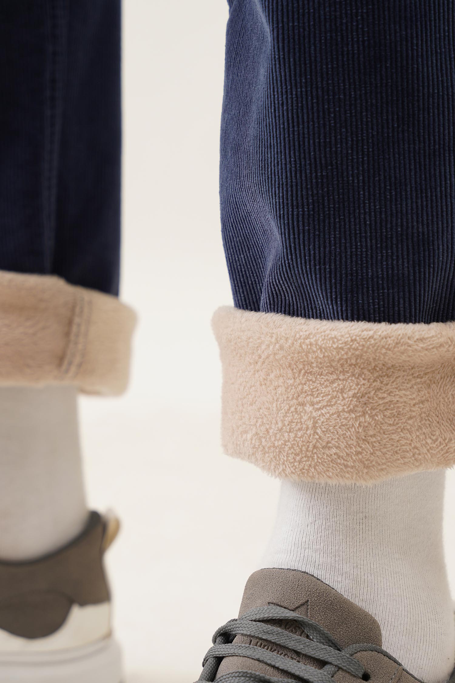 Fleece Corduroy Pants