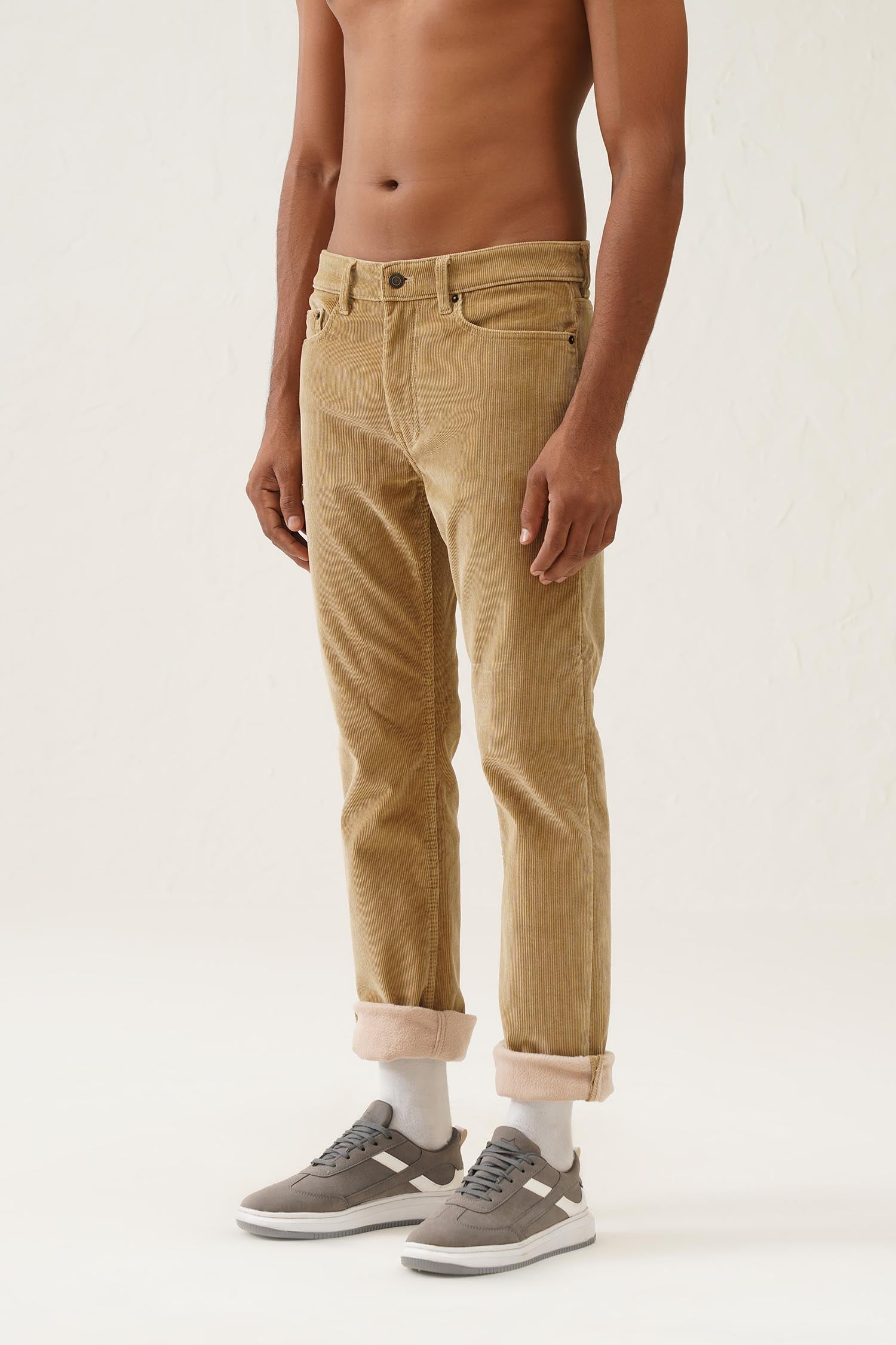Fleece Corduroy Pants