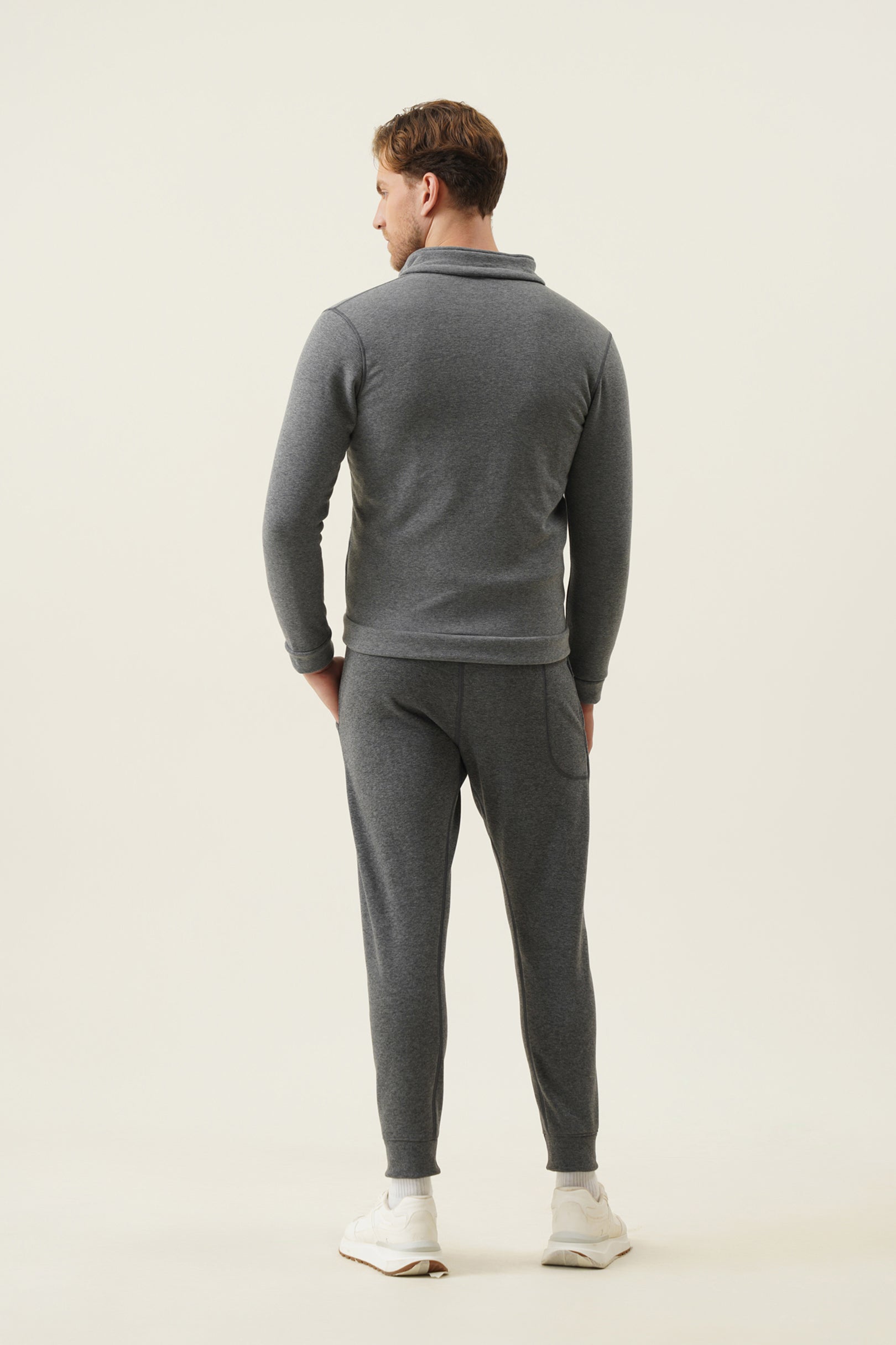 Bonded fleece hosiery zipper