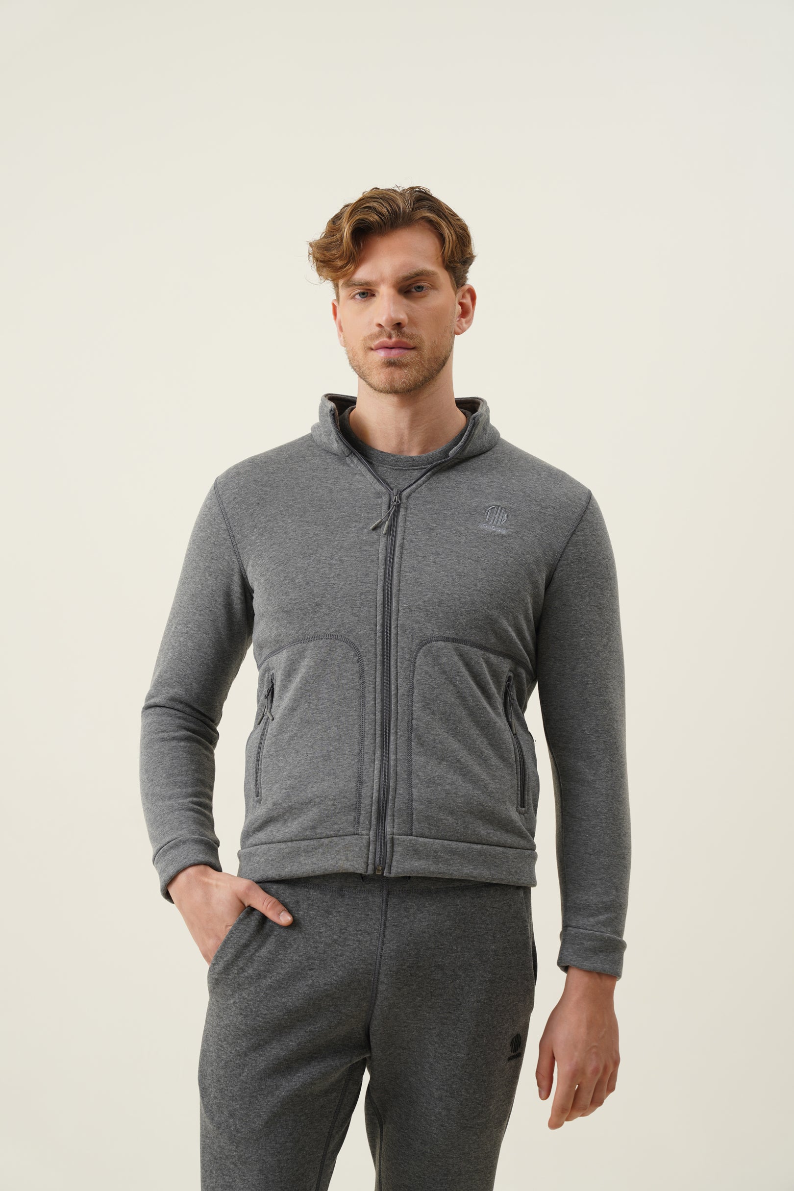 Bonded fleece hosiery track pants