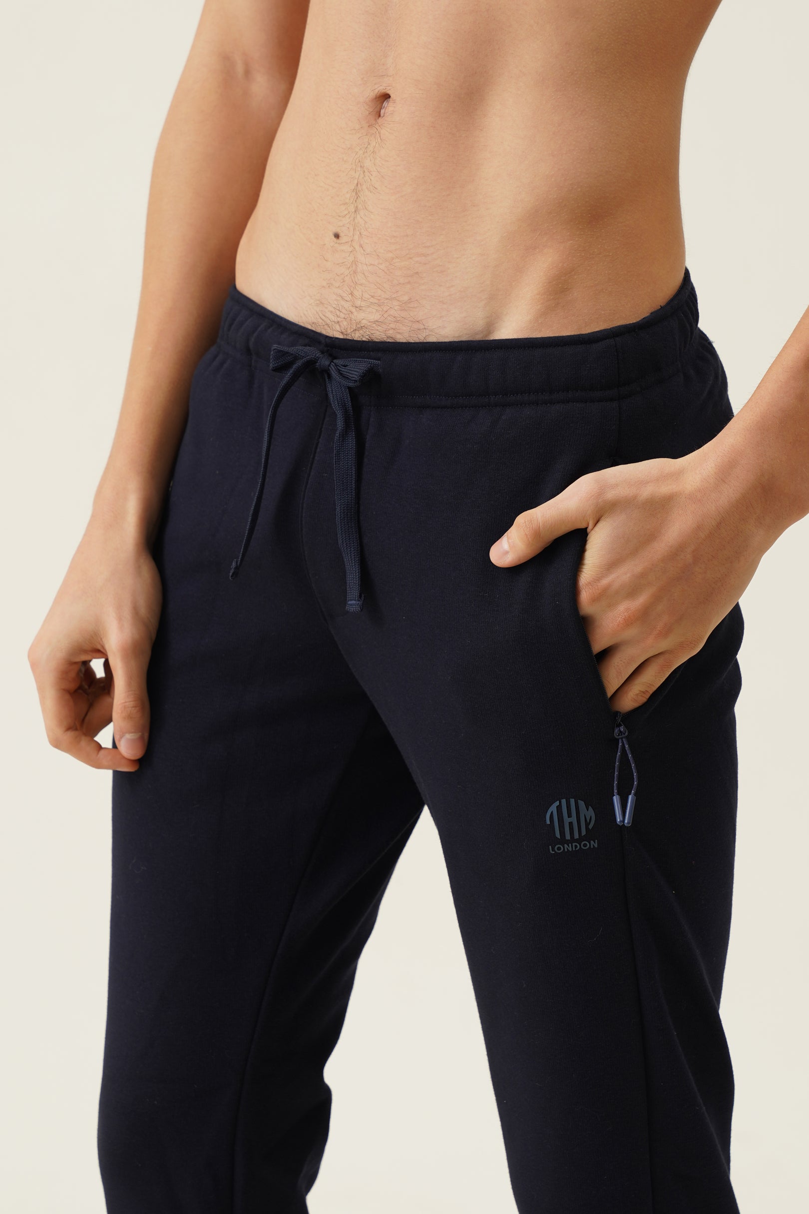 Bonded fleece hosiery track pants