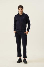 Bonded fleece hosiery track pants