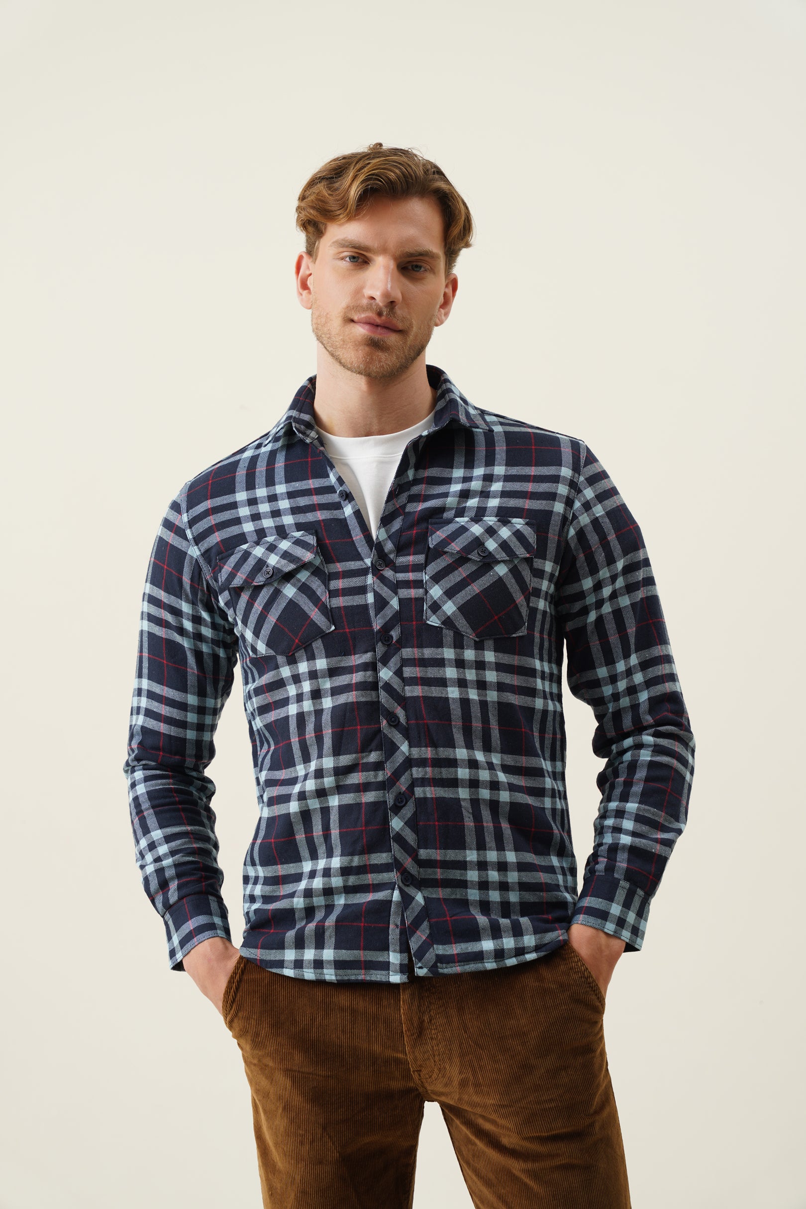 Winter Fleece Lining Shirt/Overshirt