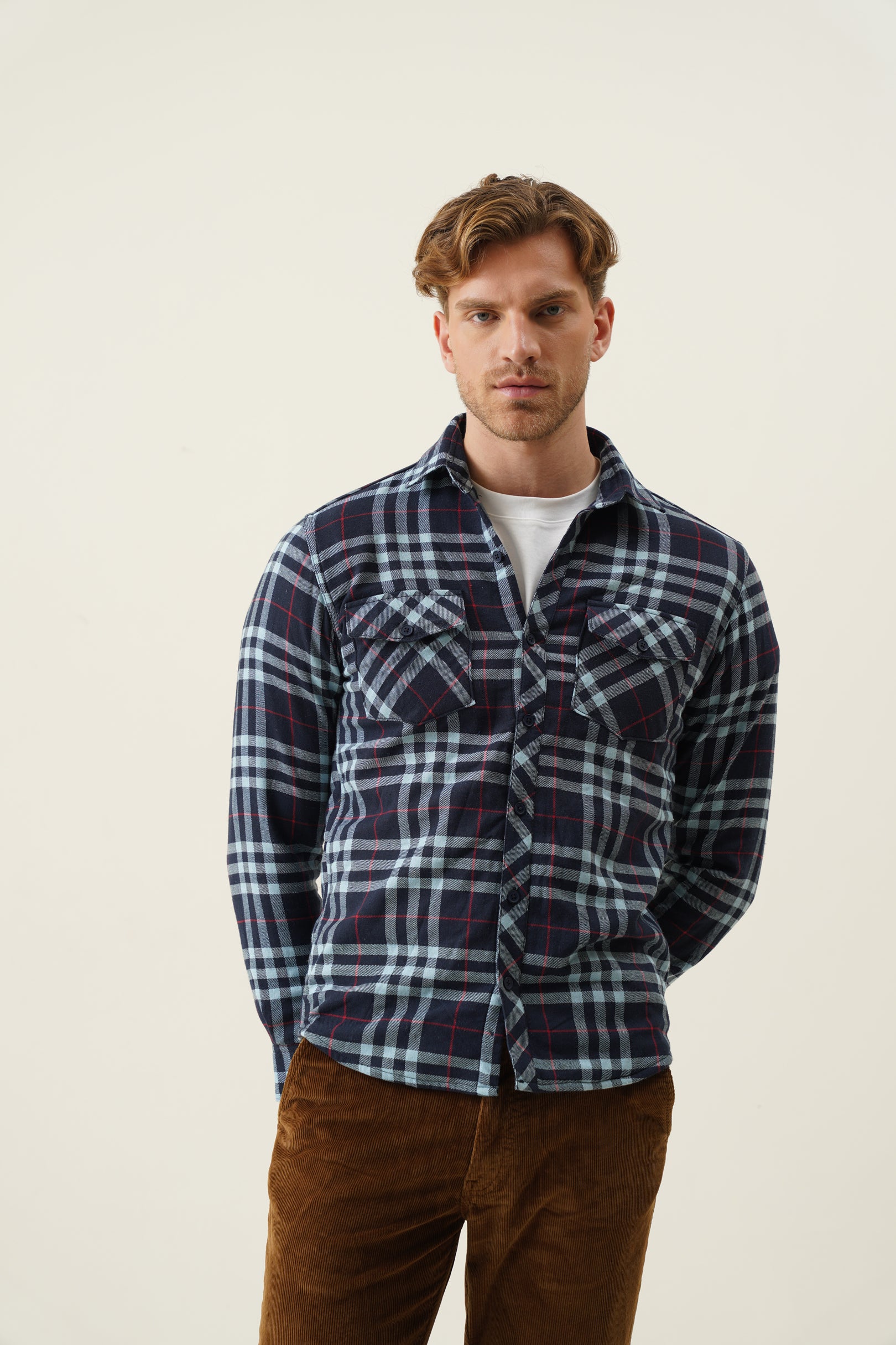 Winter Fleece Lining Shirt/Overshirt