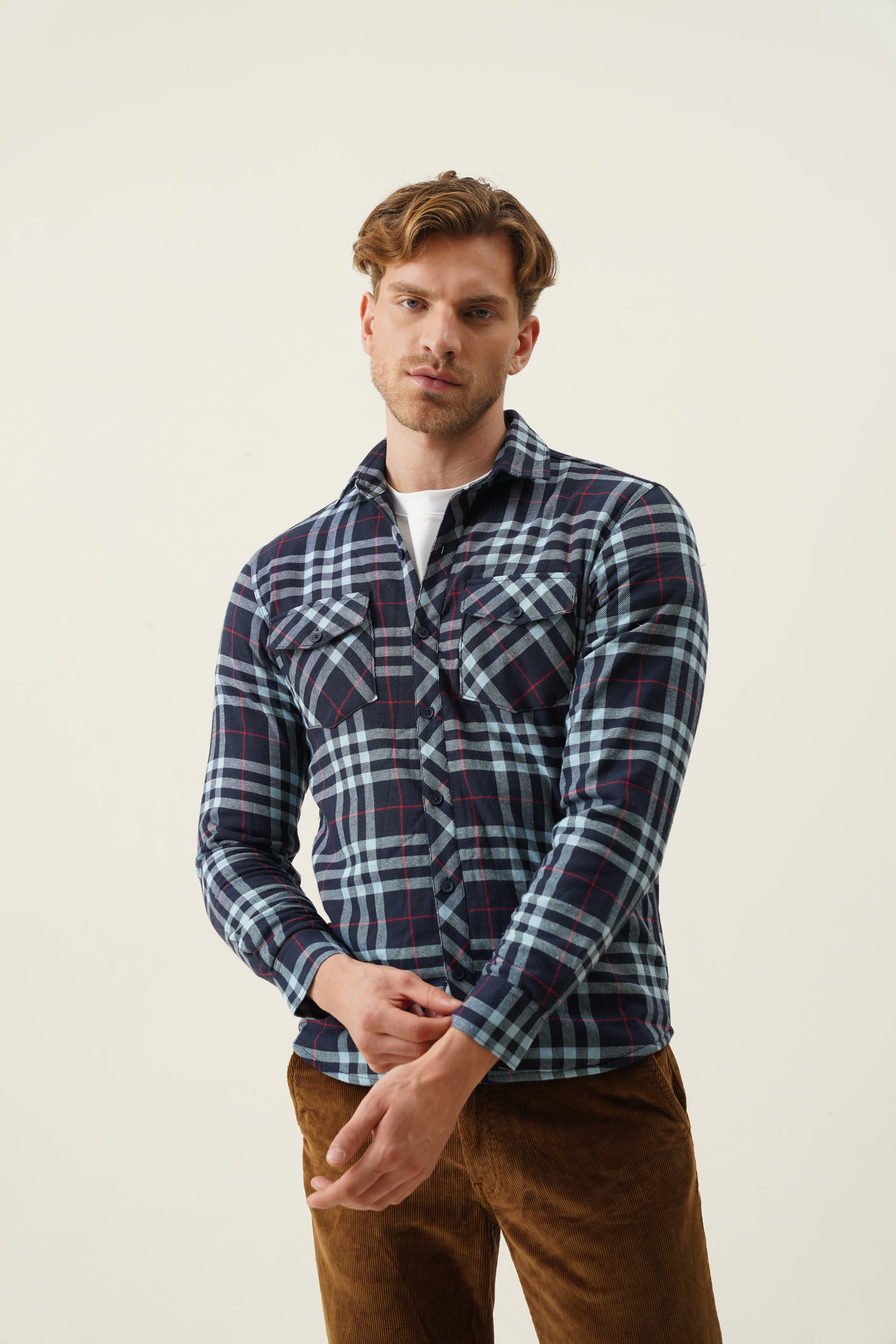 Winter Fleece Lining Shirt/Overshirt