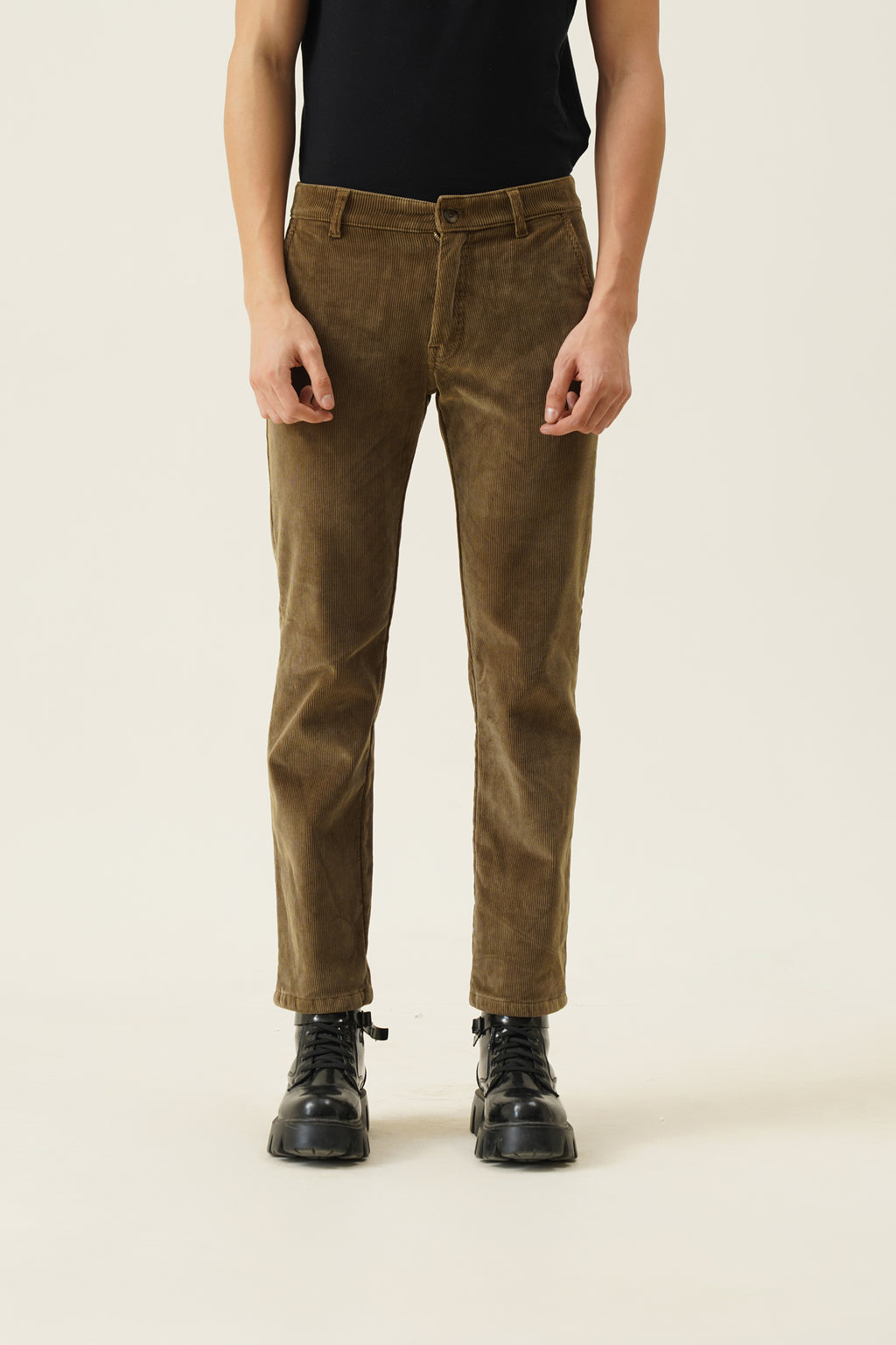 Fleece Corduroy Cross Pocket