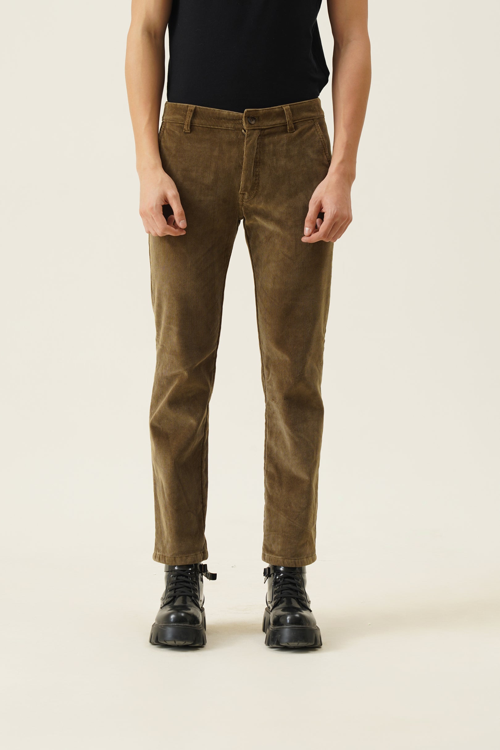 Fleece Corduroy Cross Pocket