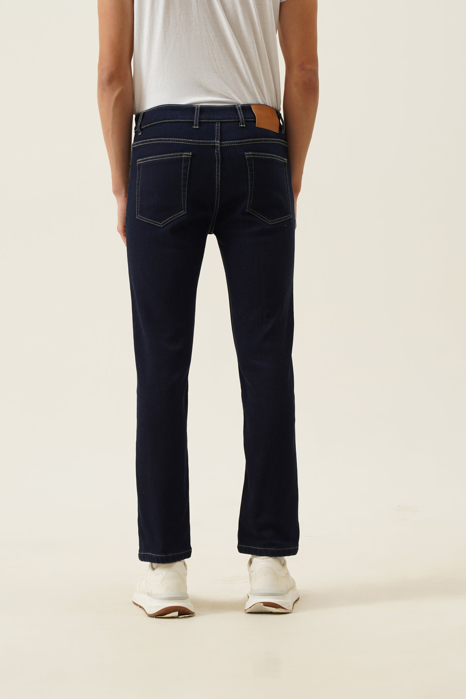 Fleece Denim Pants
