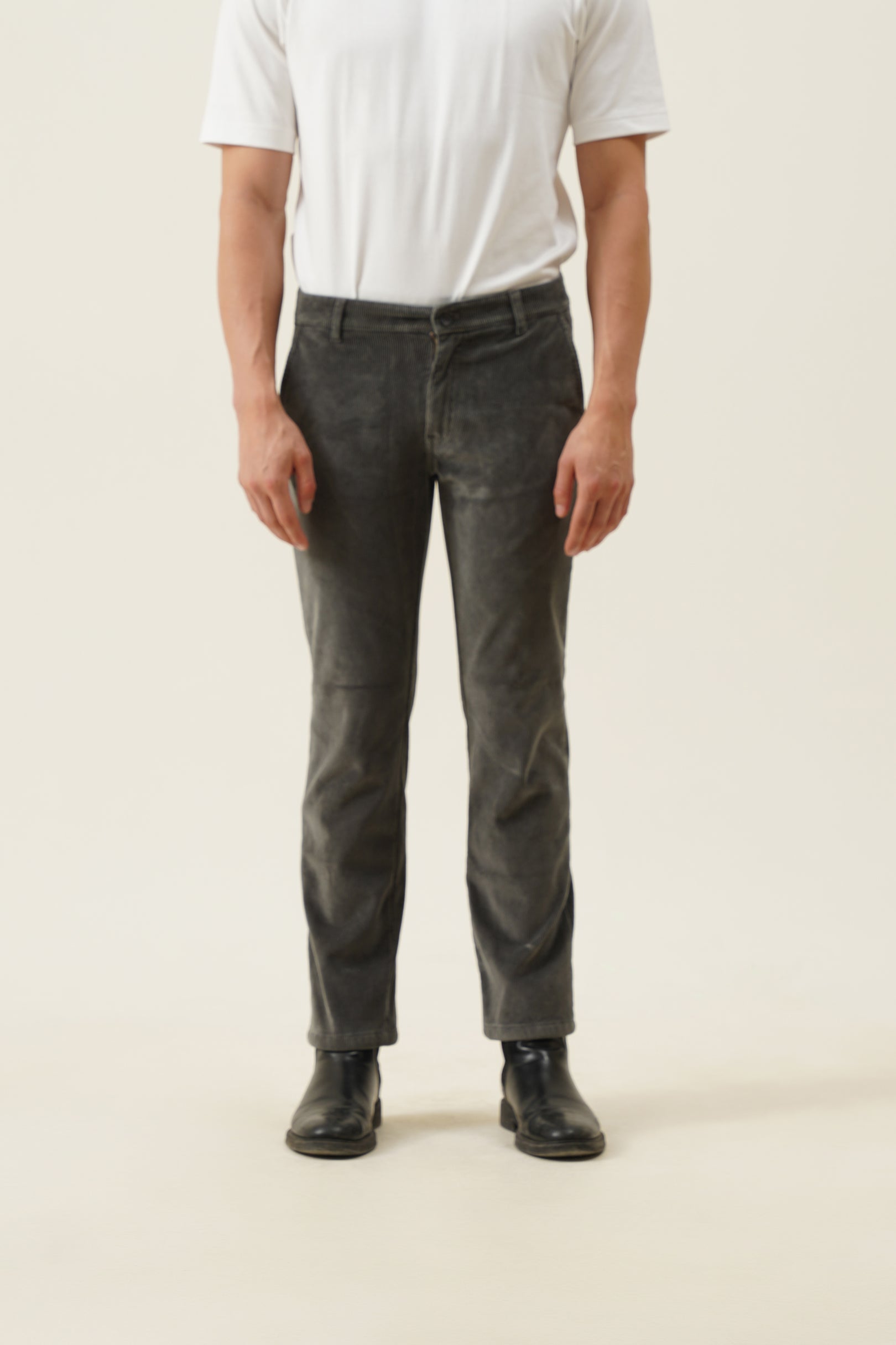 Fleece Corduroy Cross Pocket