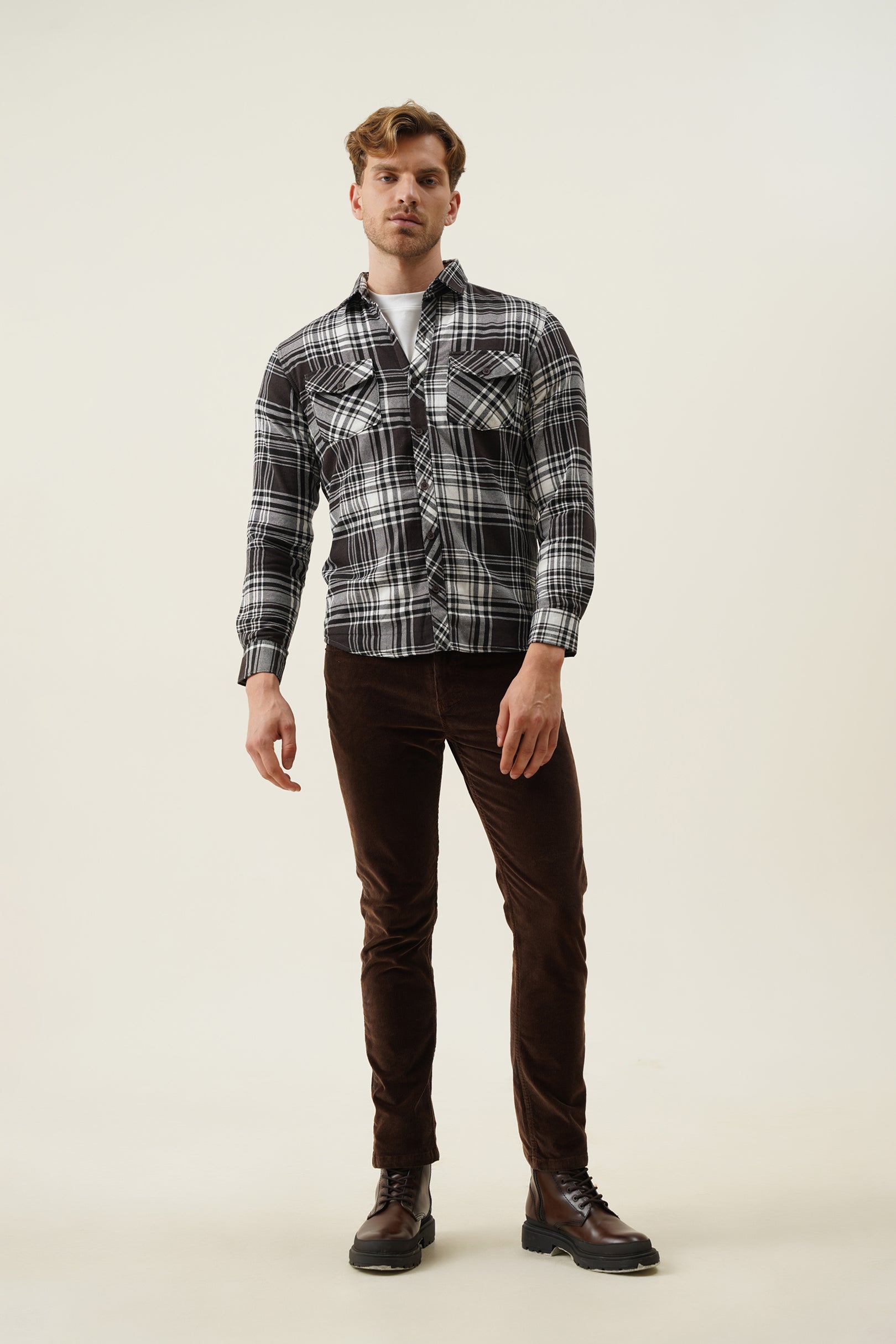 Winter Fleece Lining Shirt/Overshirt