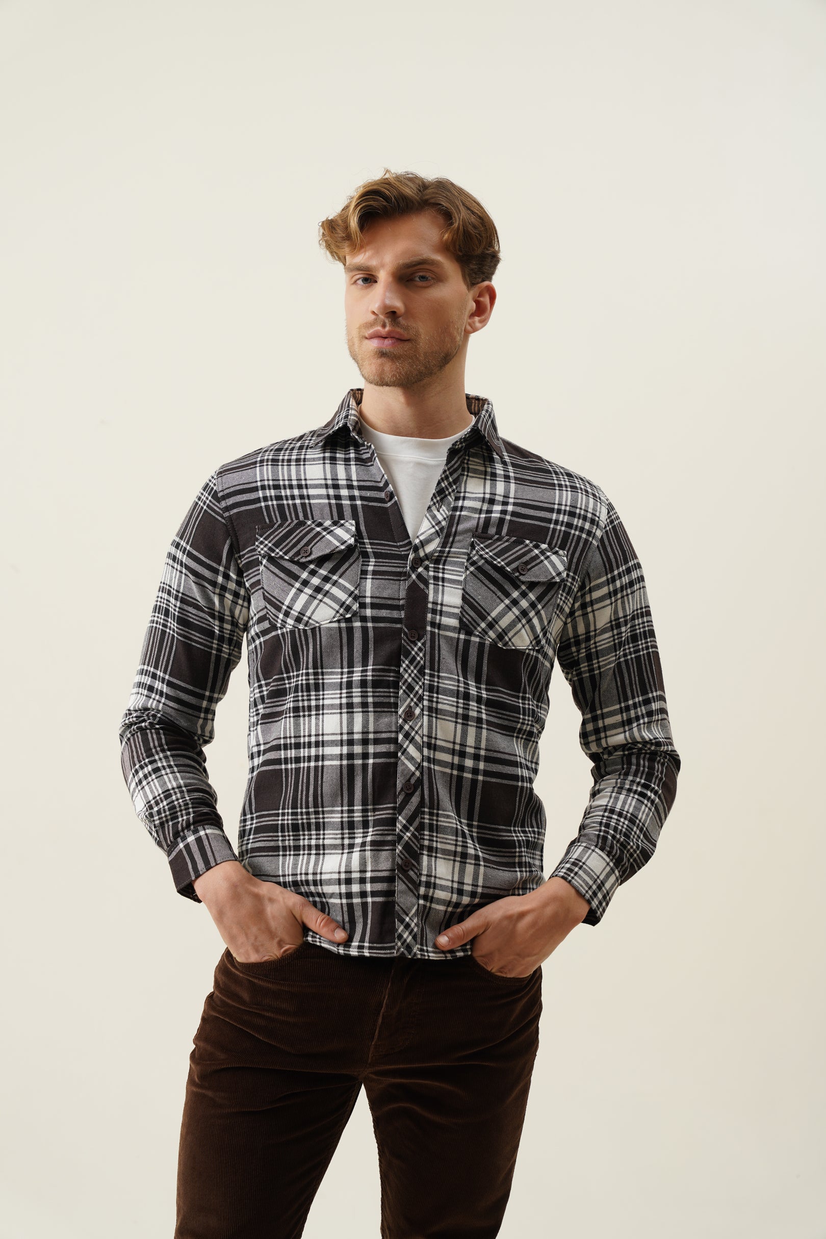 Winter Fleece Lining Shirt/Overshirt