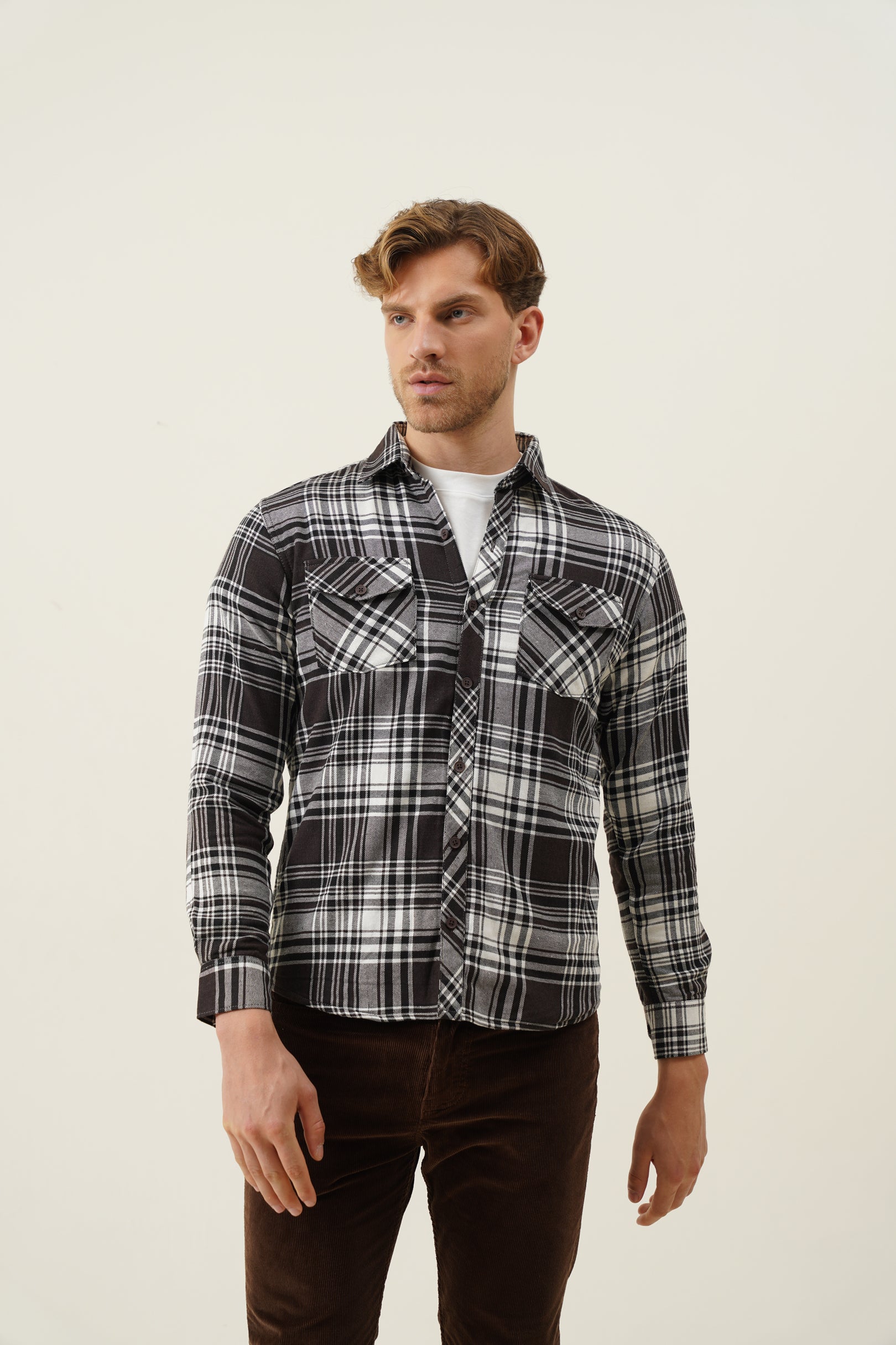 Winter Fleece Lining Shirt/Overshirt