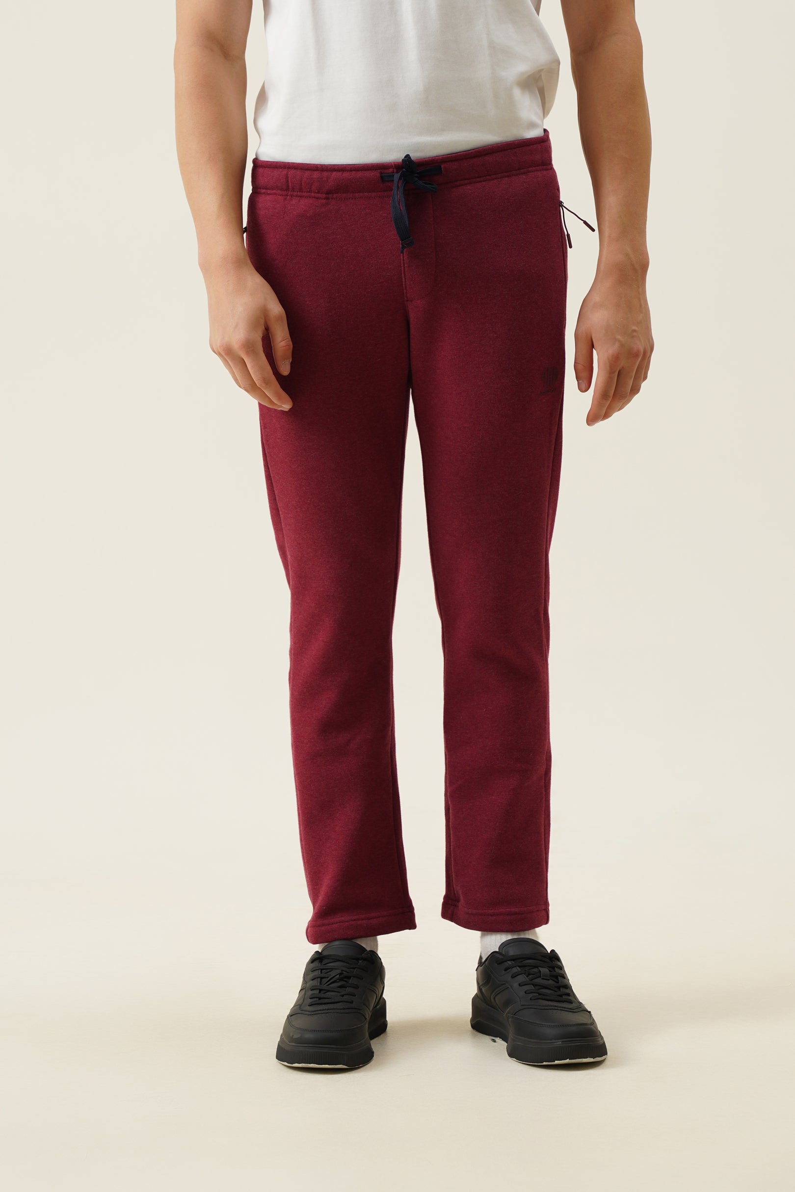 Bonded fleece hosiery track pants