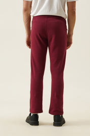 Bonded fleece hosiery track pants