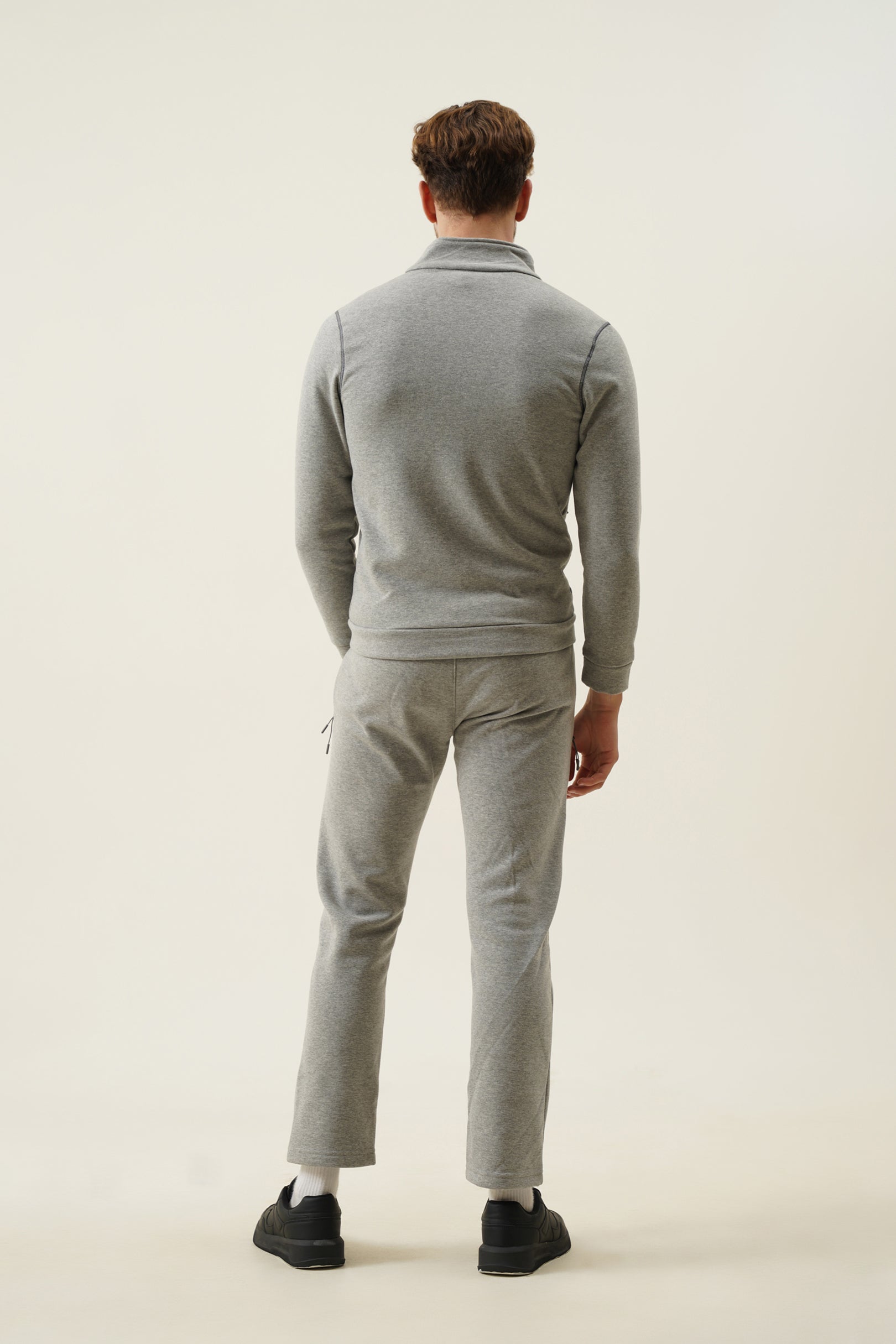 Bonded fleece hosiery track pants