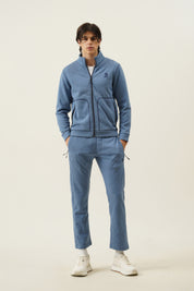 Bonded fleece hosiery track pants