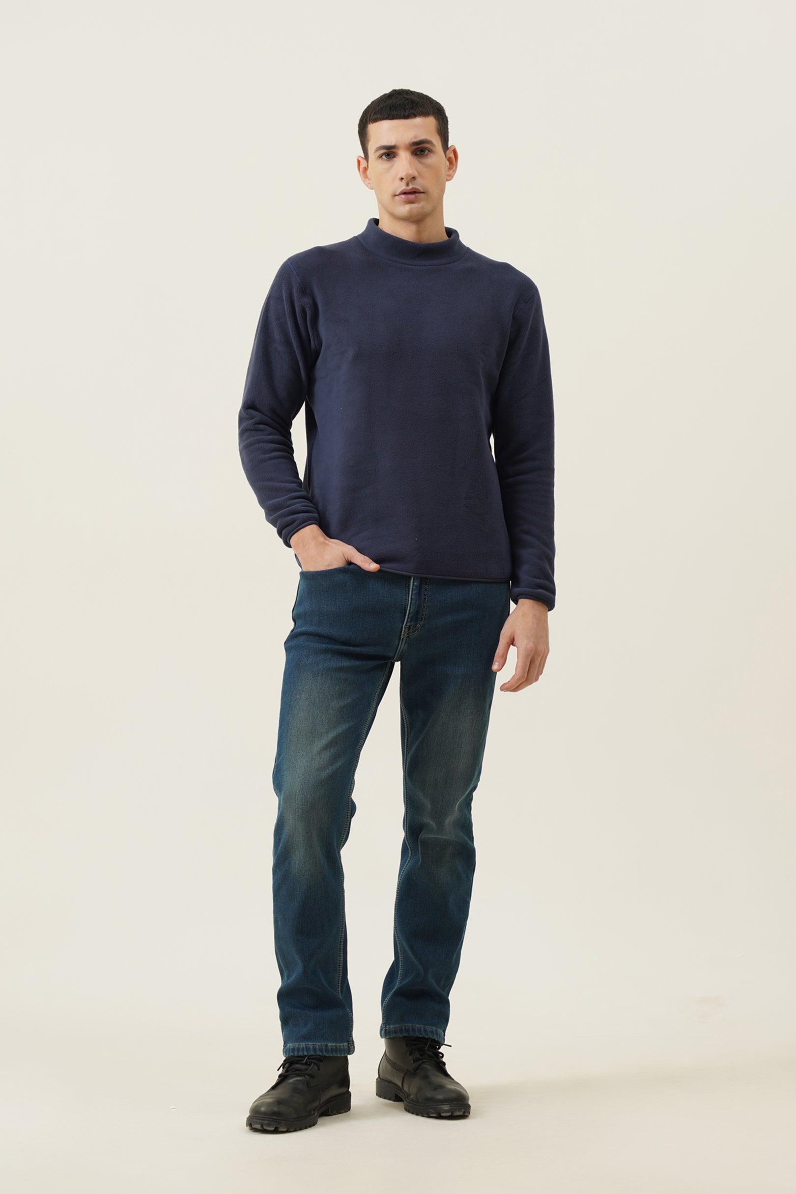Fleece T-Neck