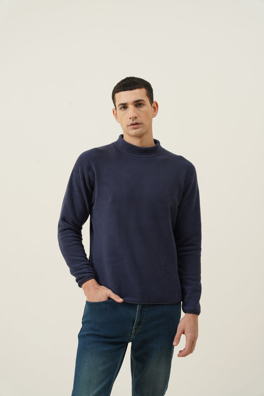 Fleece T-Neck