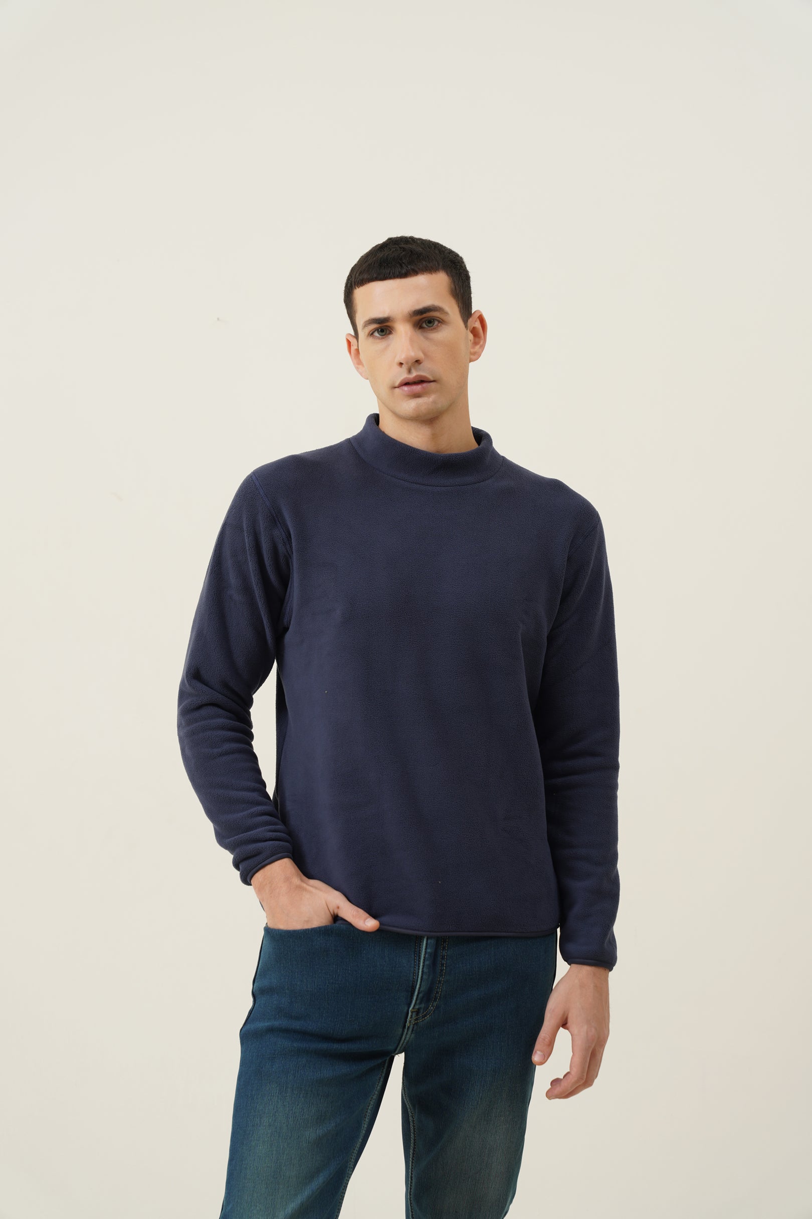 Fleece T-Neck