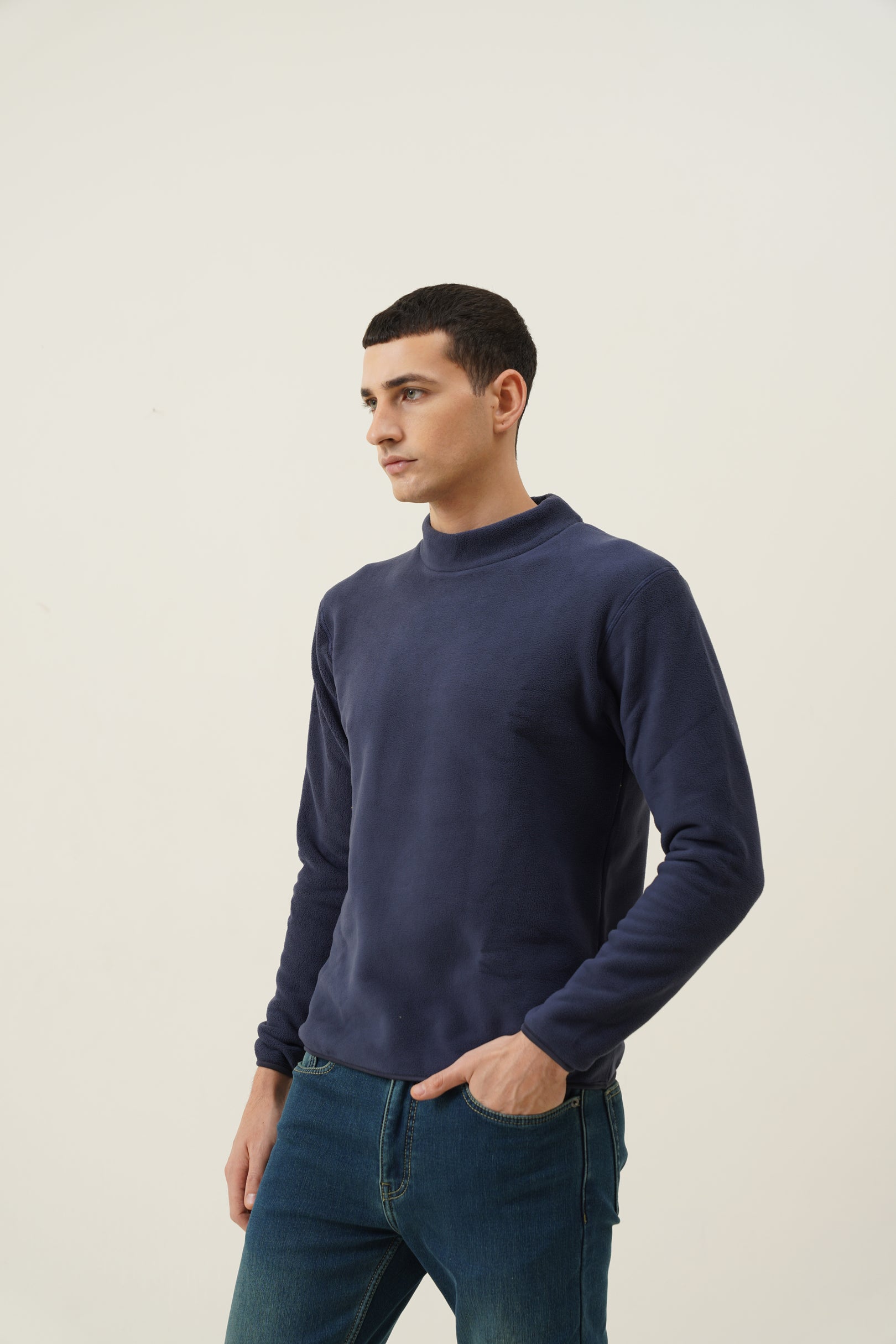 Fleece T-Neck