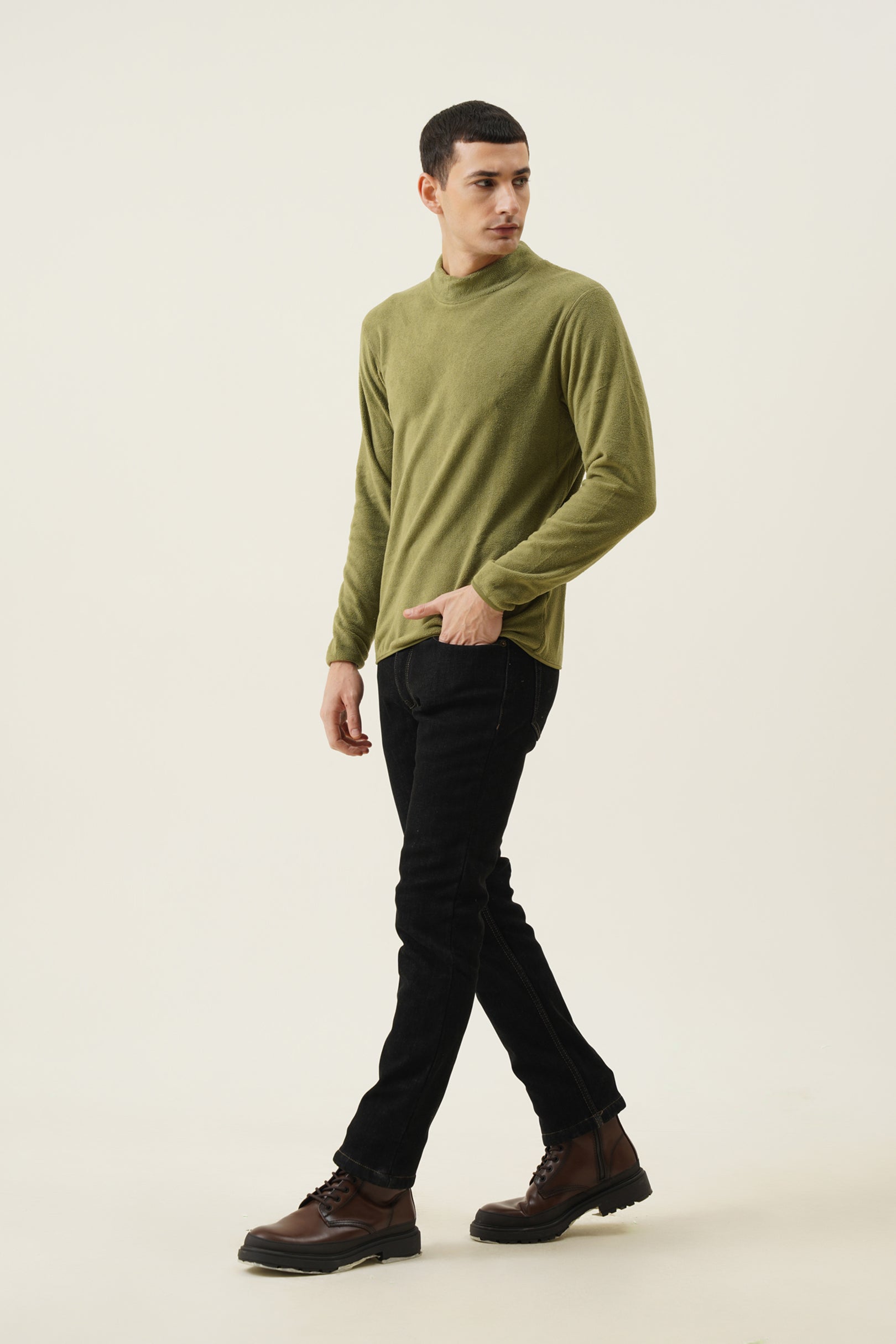 Fleece T-Neck
