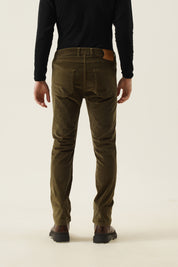 All weather corduroy L pocket